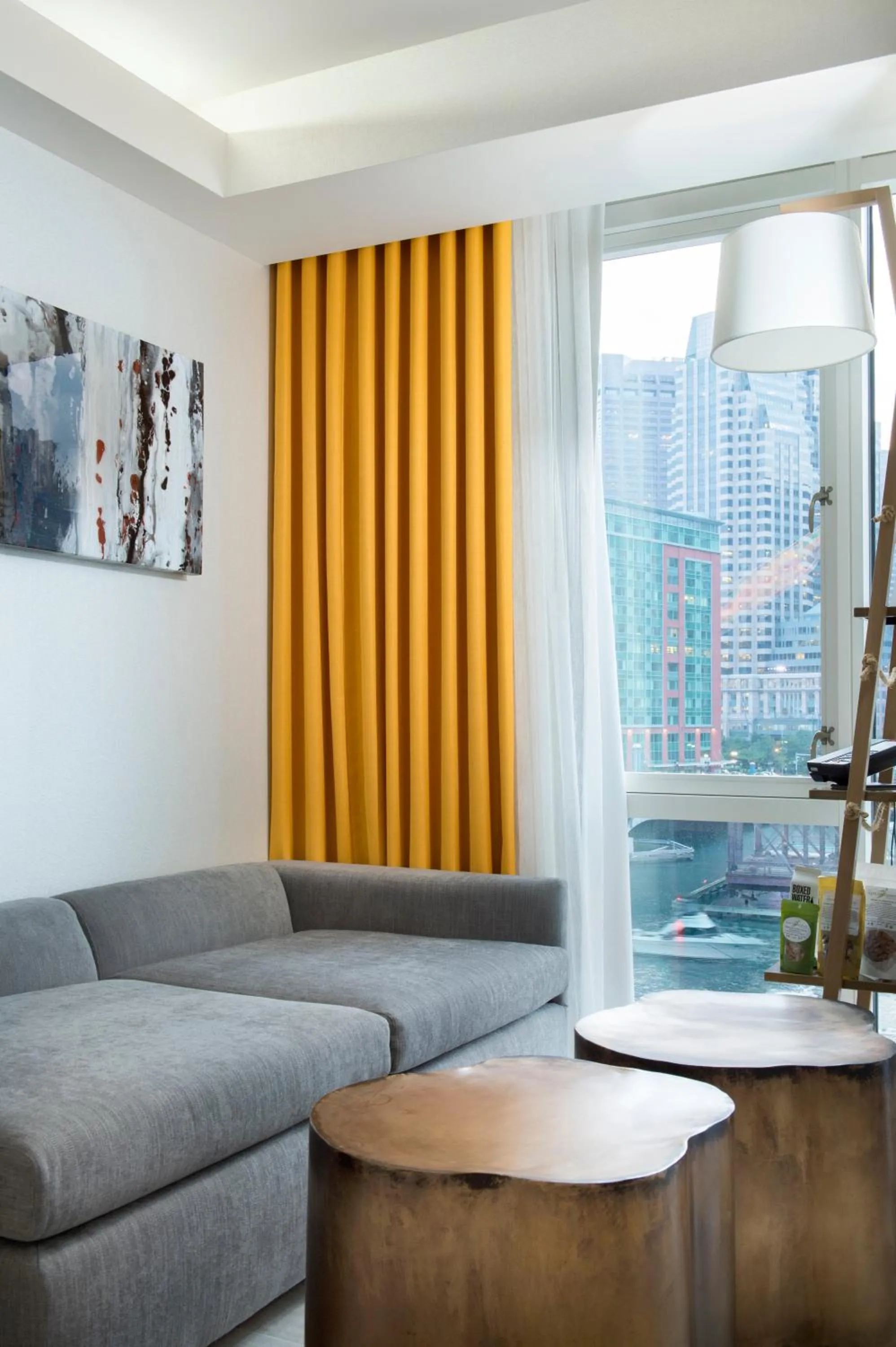 Living room in The Envoy Hotel, Autograph Collection