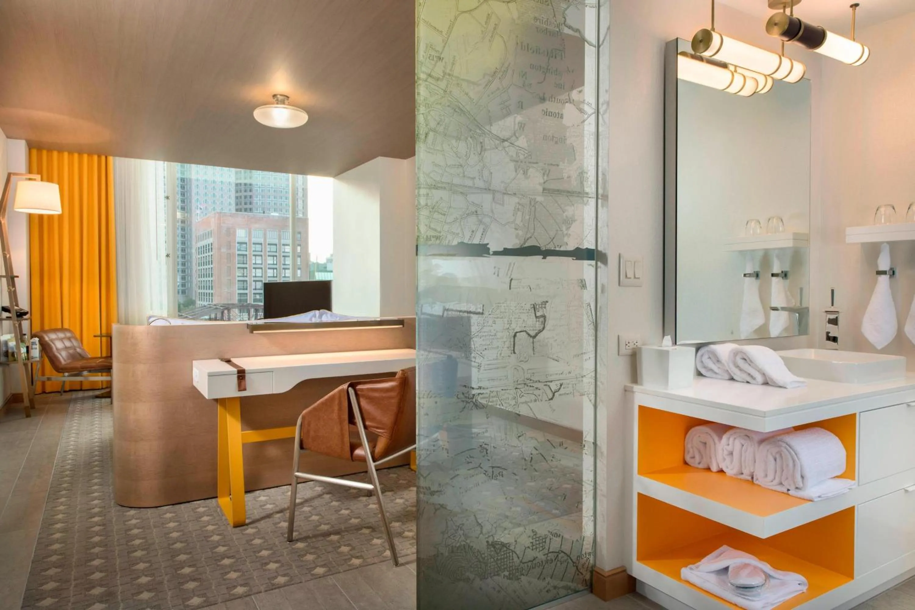 Photo of the whole room in The Envoy Hotel, Autograph Collection