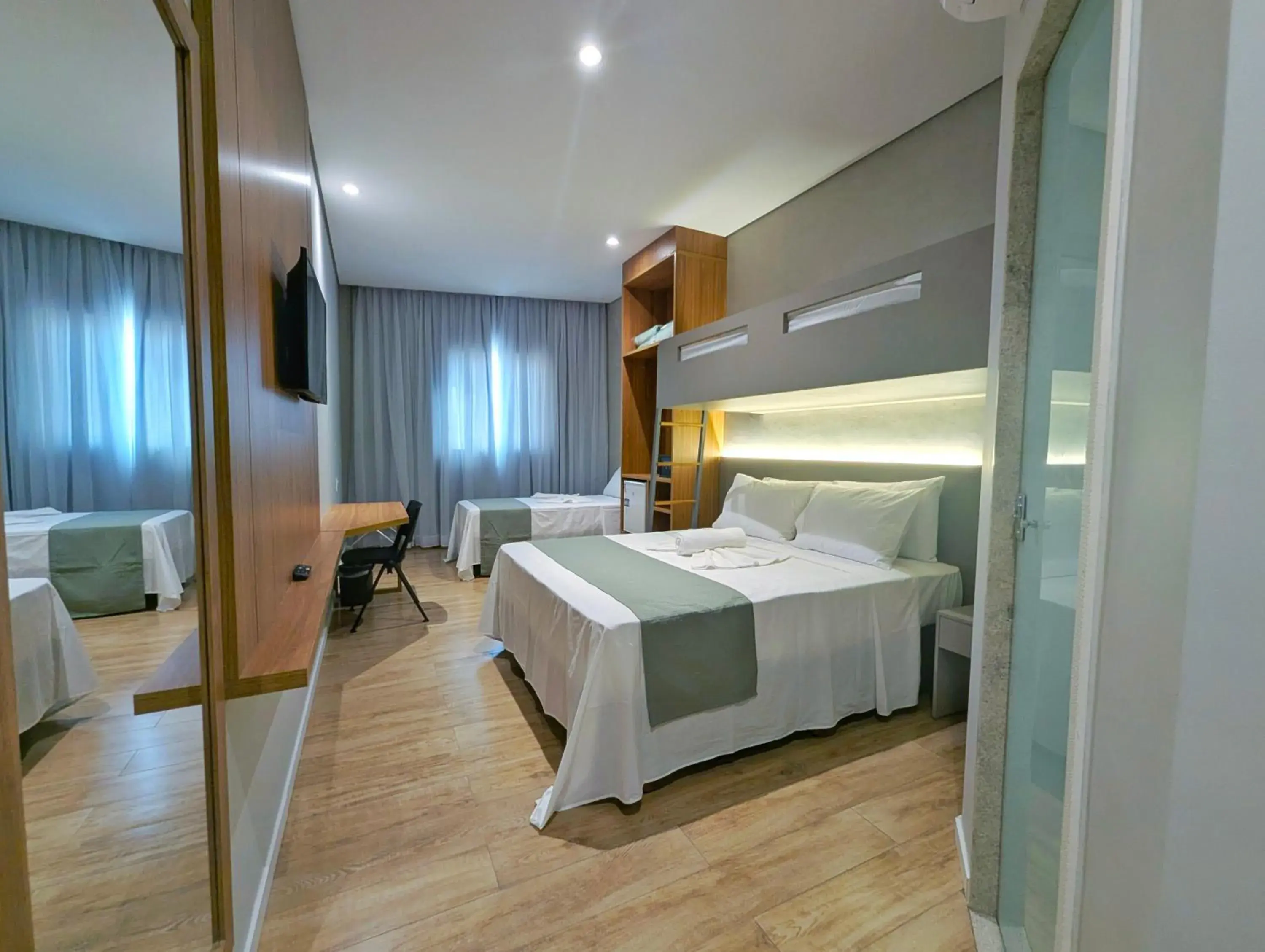 Comfort Quadruple Room - single occupancy in Hotel Jardim Iracema Comfort Quadruple Room - single occupancy in Hotel Jardim Iracema