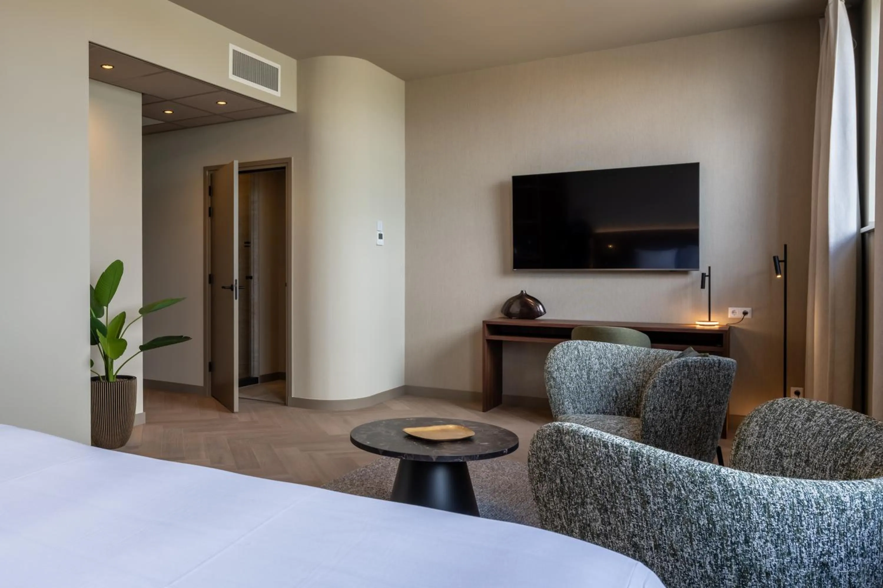 TV and multimedia, Bed in Hotel De Zeevaartschool