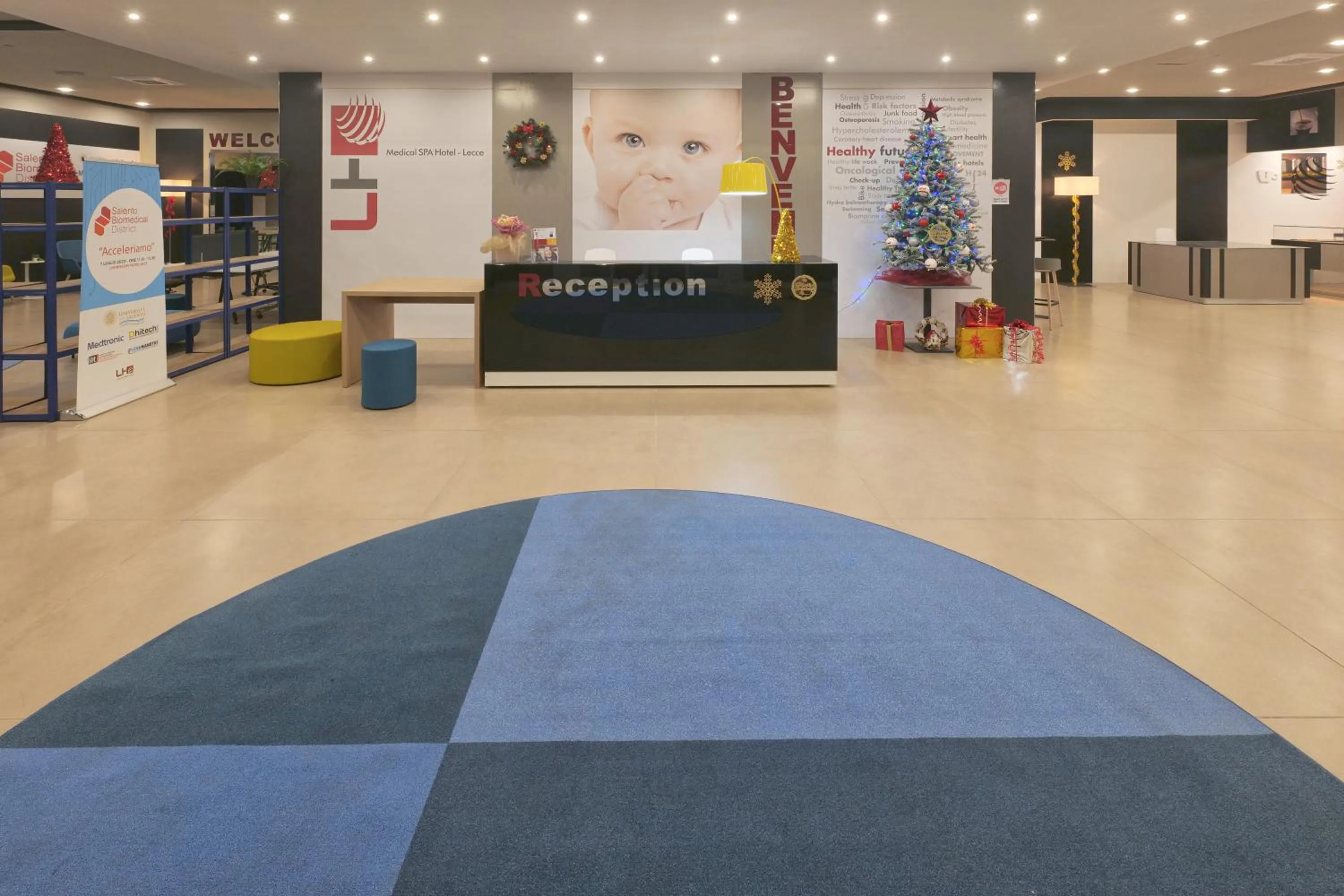Lobby or reception in LHI Healthy Hotel Lecce