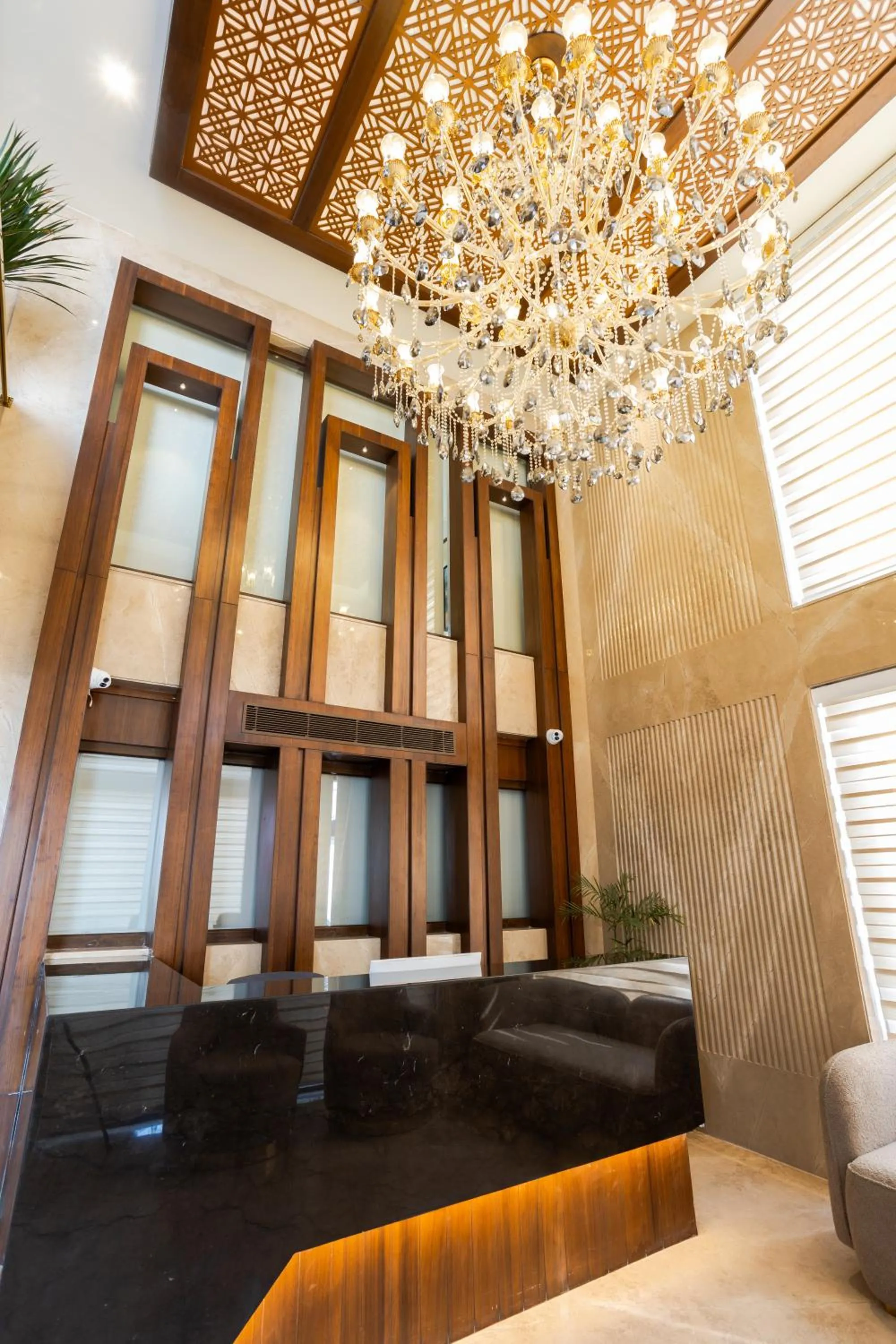 Seating area in Hotel Golden Aura