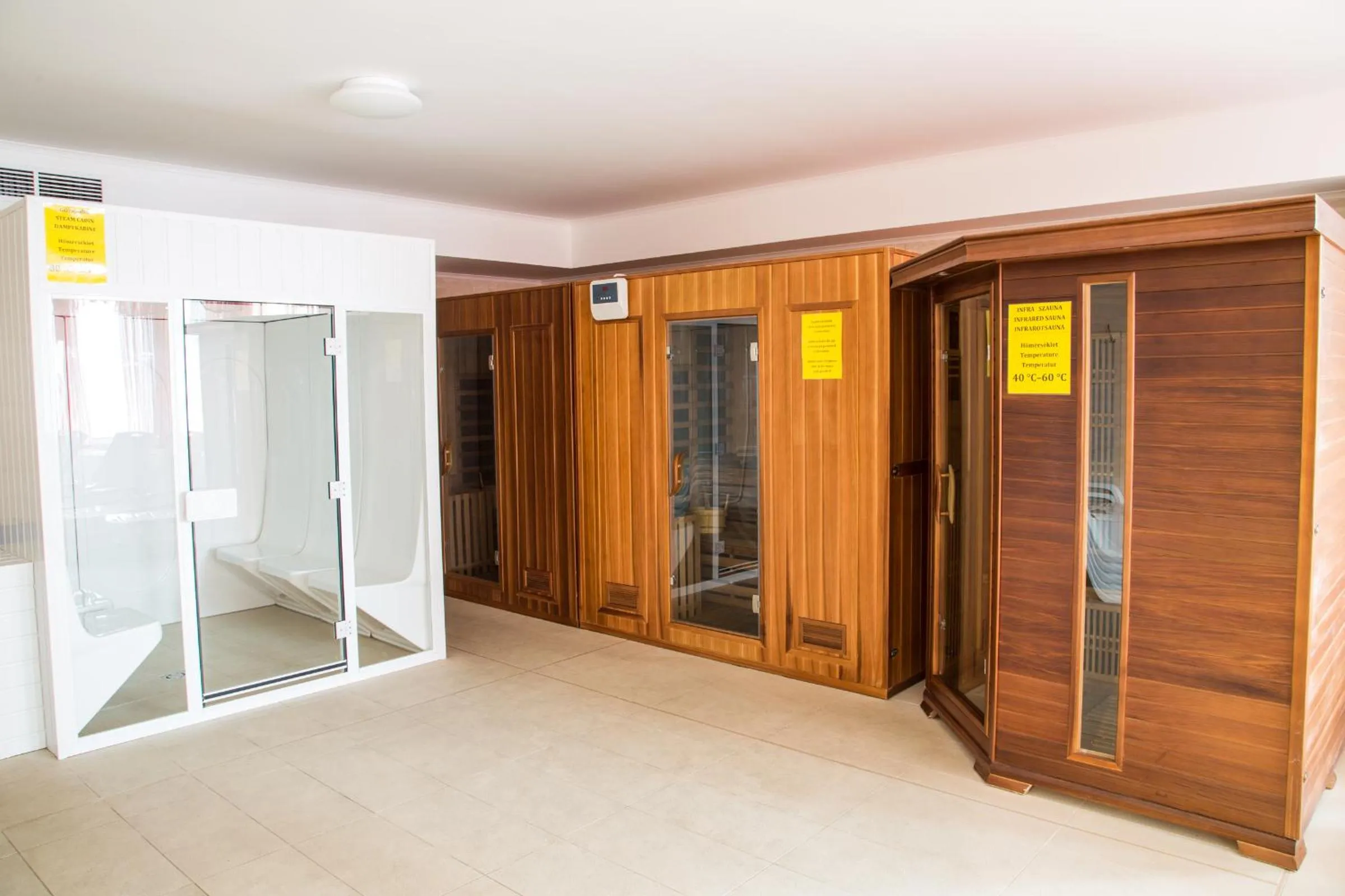 Sauna in Luxury Hotel Siófok
