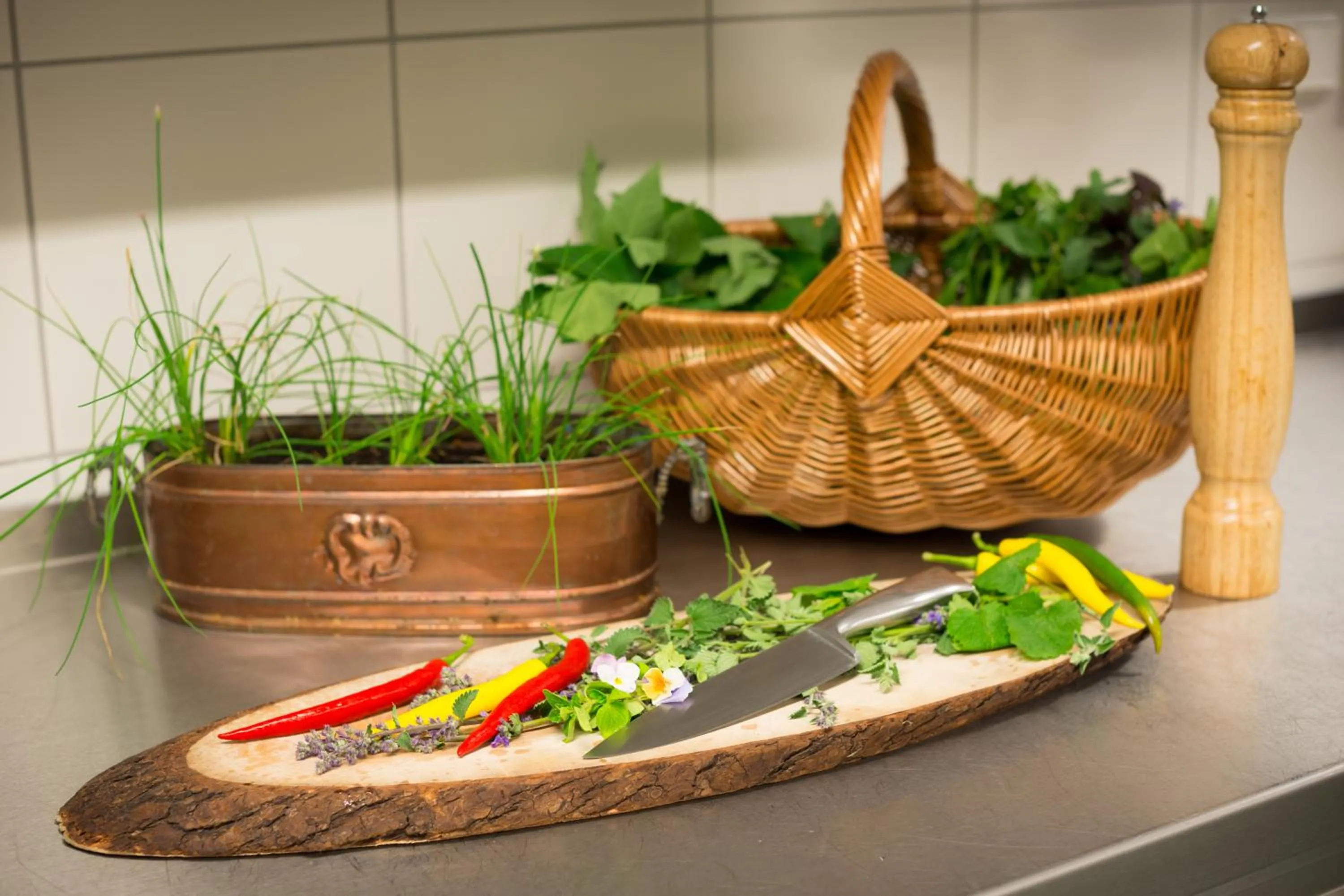 Food close-up in Biohotel Mattlihüs