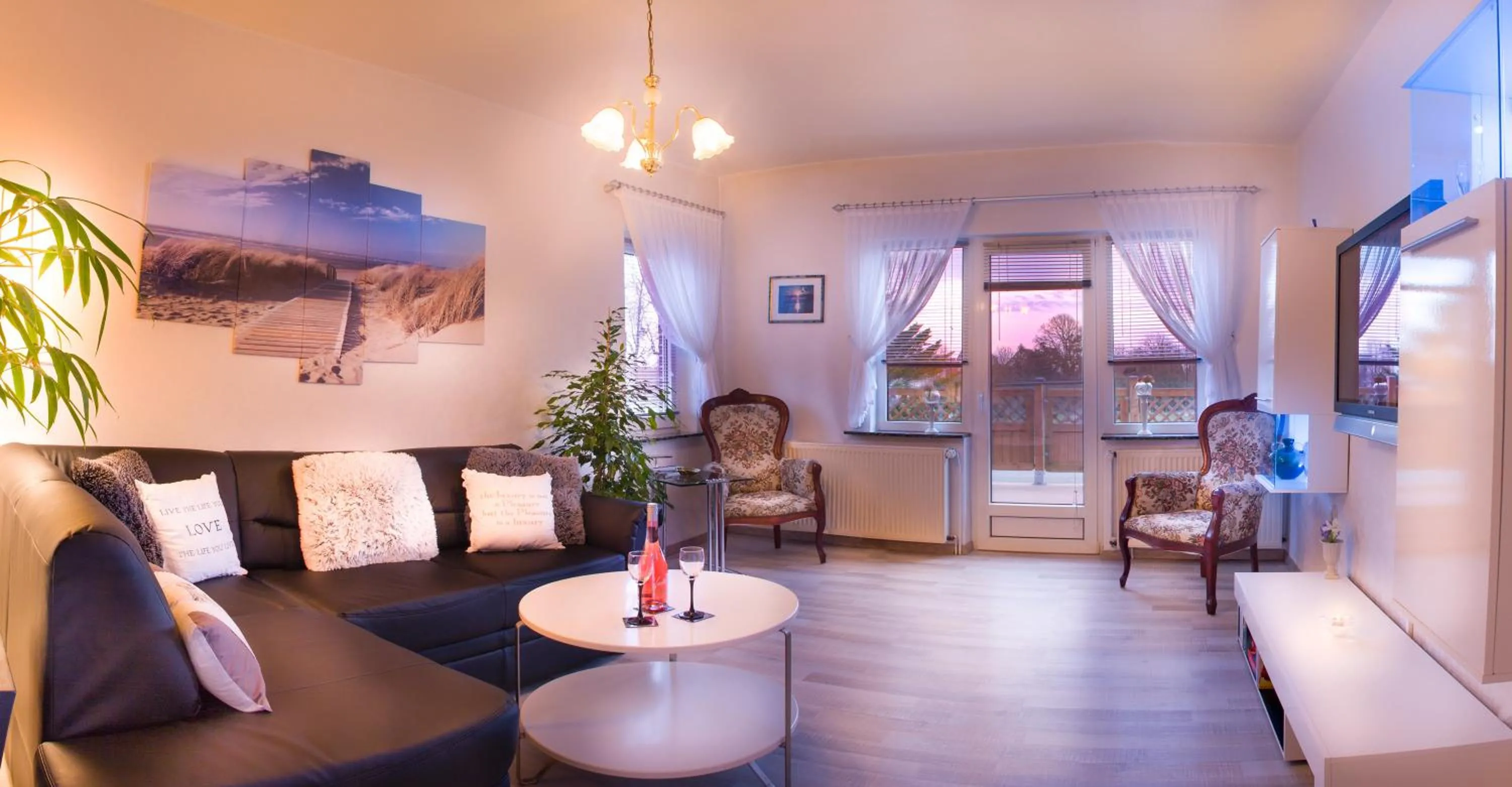 BBQ facilities in Ferienwohnung Gooß