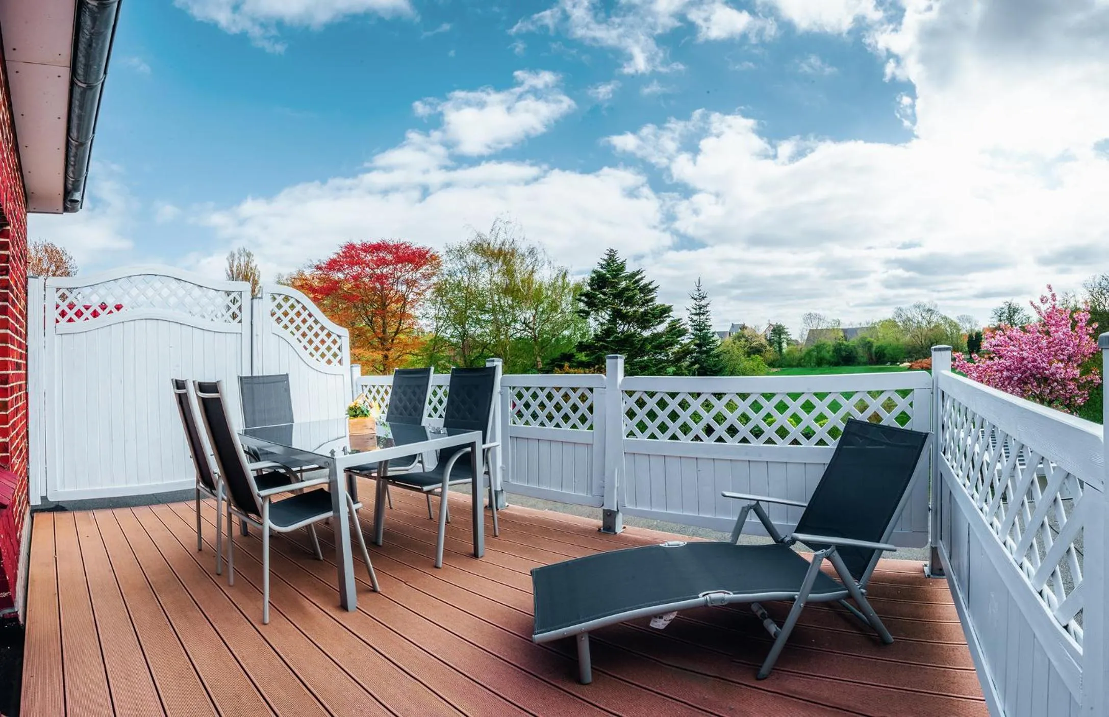 Balcony/Terrace in Ferienwohnung Gooß