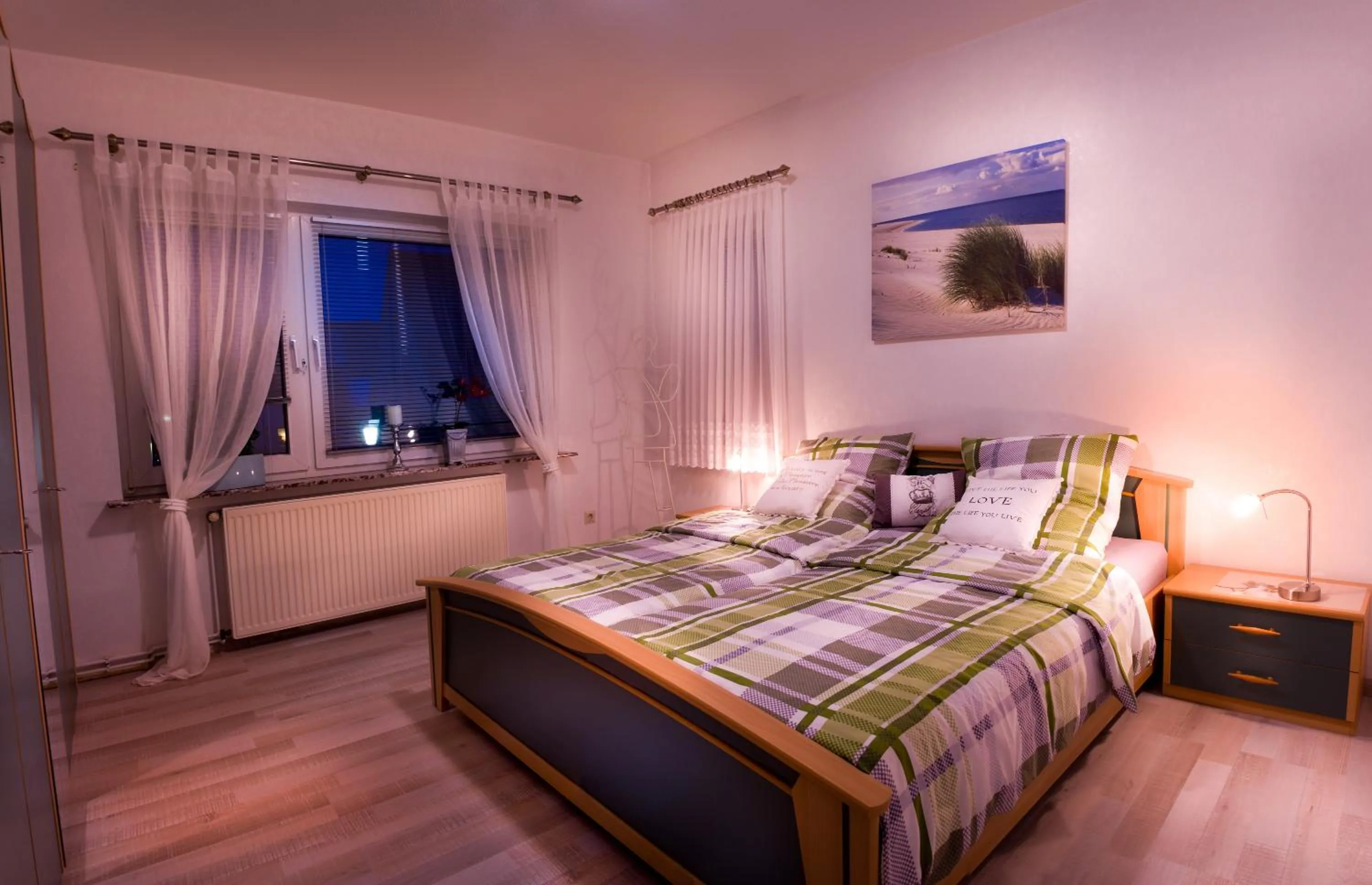 Bed in Ferienwohnung Gooß