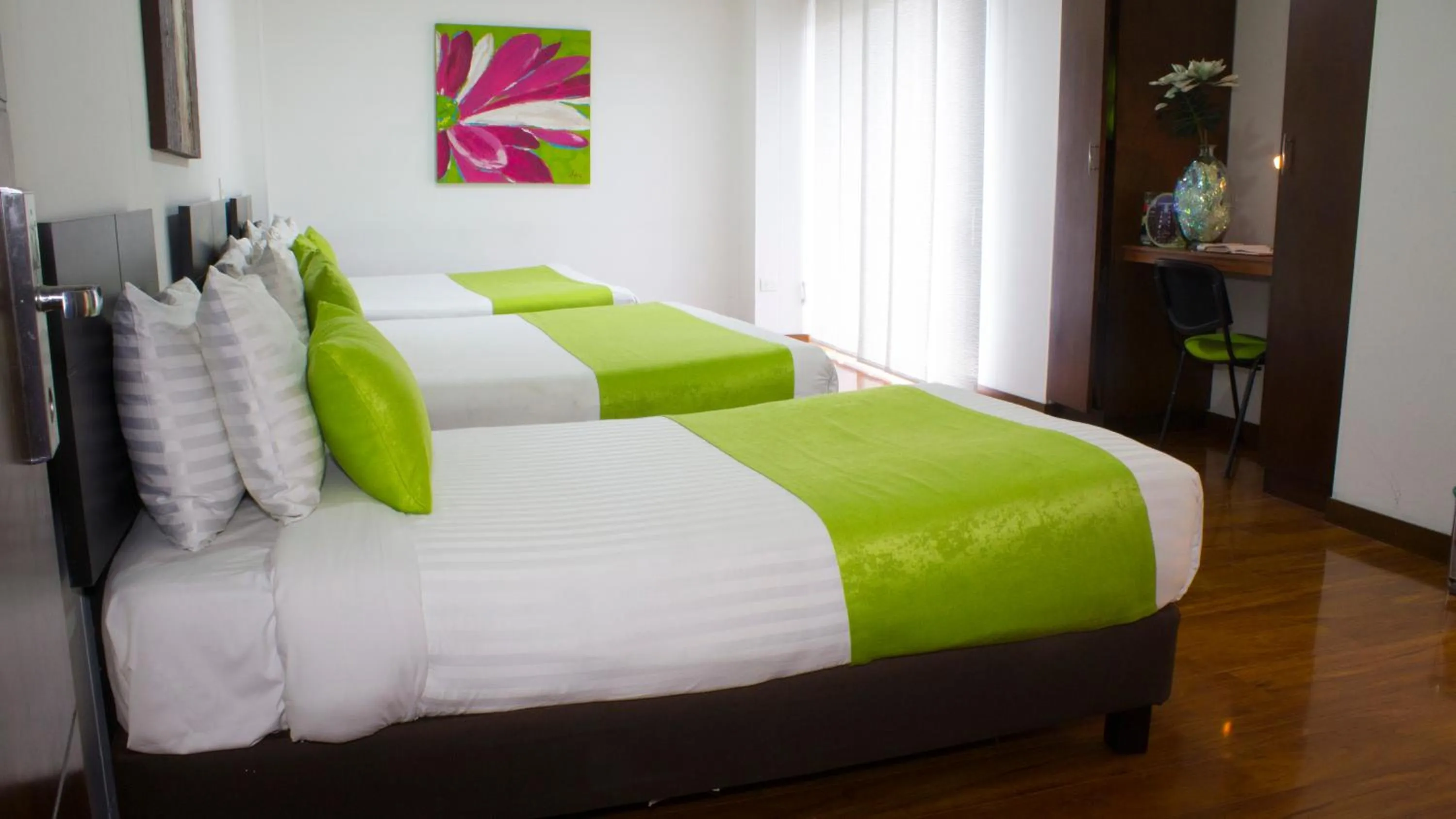 Bed in Hotel macao colombia