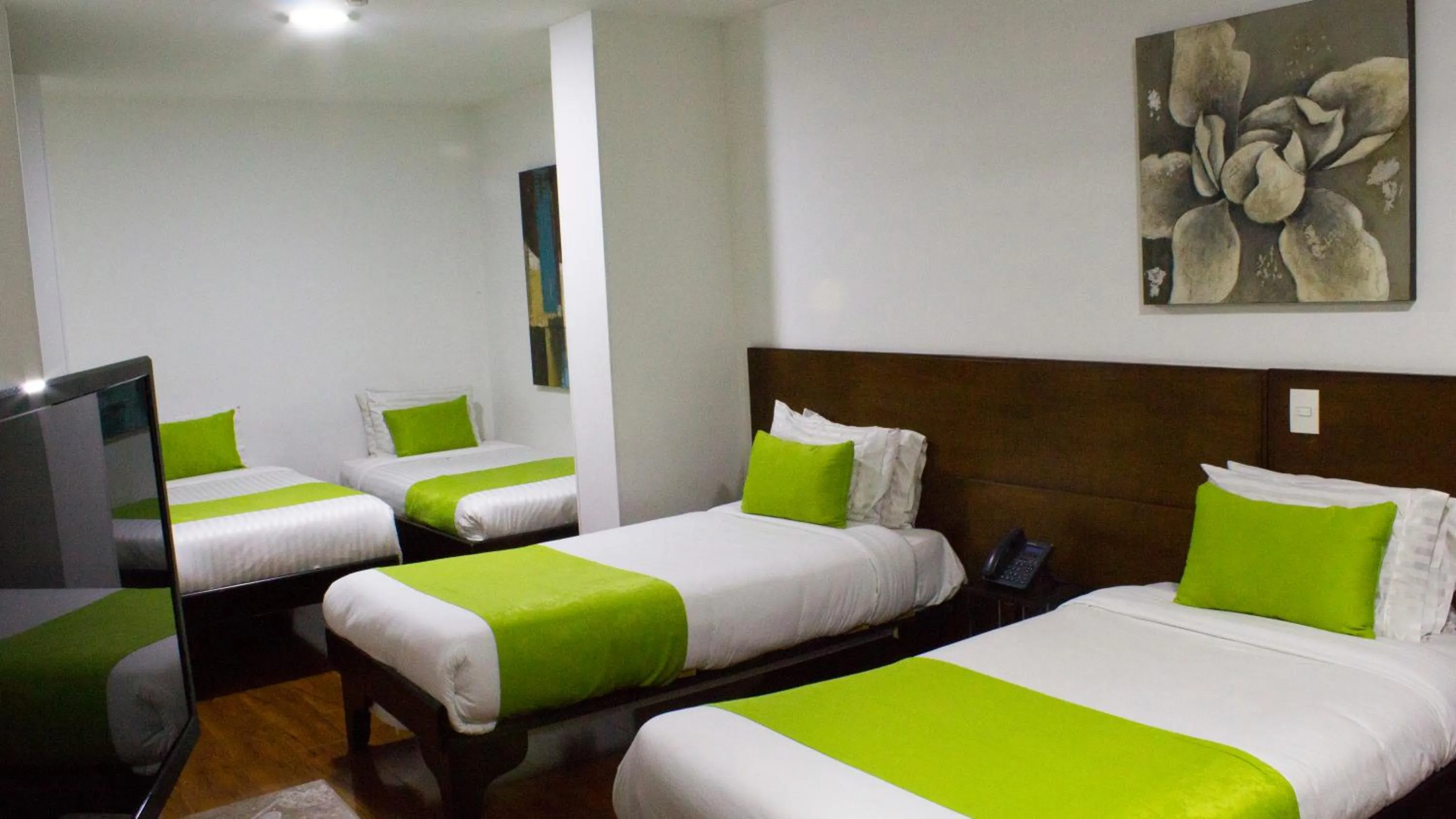 Bed in Hotel macao colombia