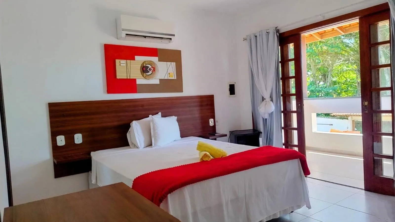 Bed in Pousada castelo princesinha do Sul