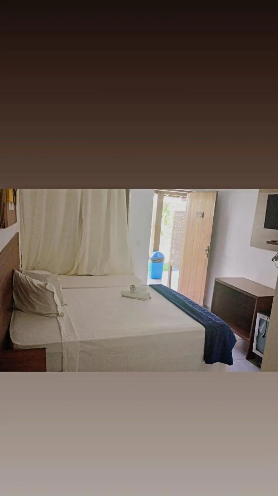 Bed in Pousada castelo princesinha do Sul