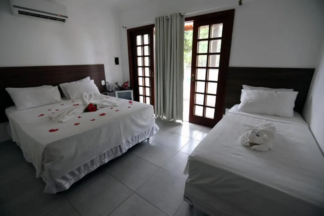 Bed in Pousada castelo princesinha do Sul