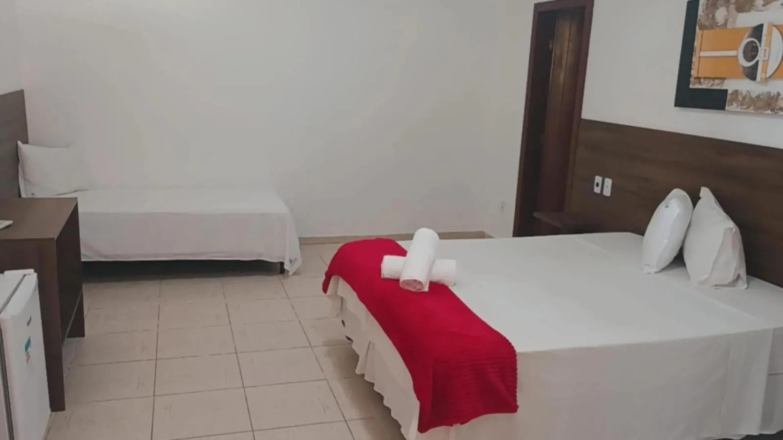 Bed in Pousada castelo princesinha do Sul