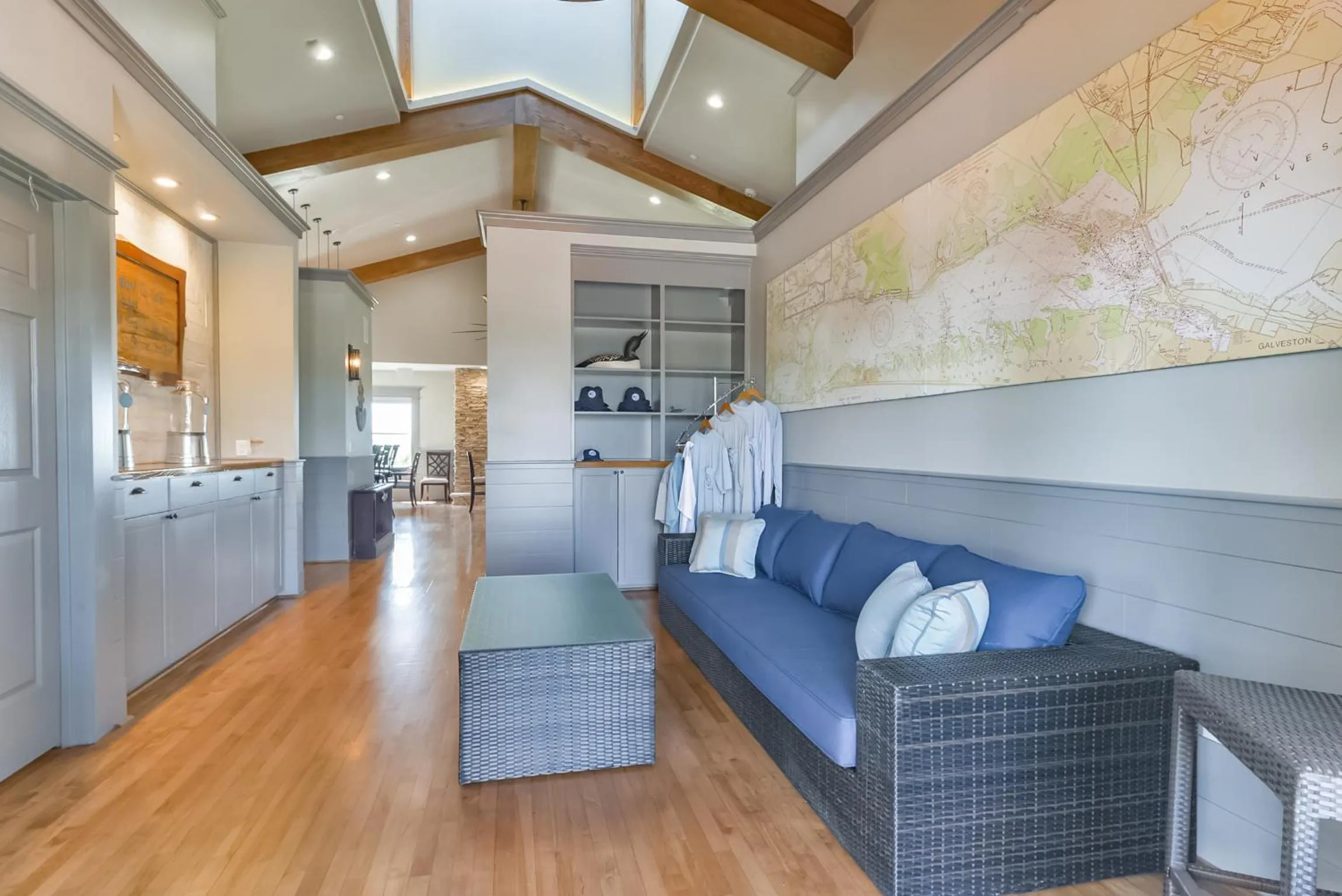 Seating area in Harborwalk Lodge