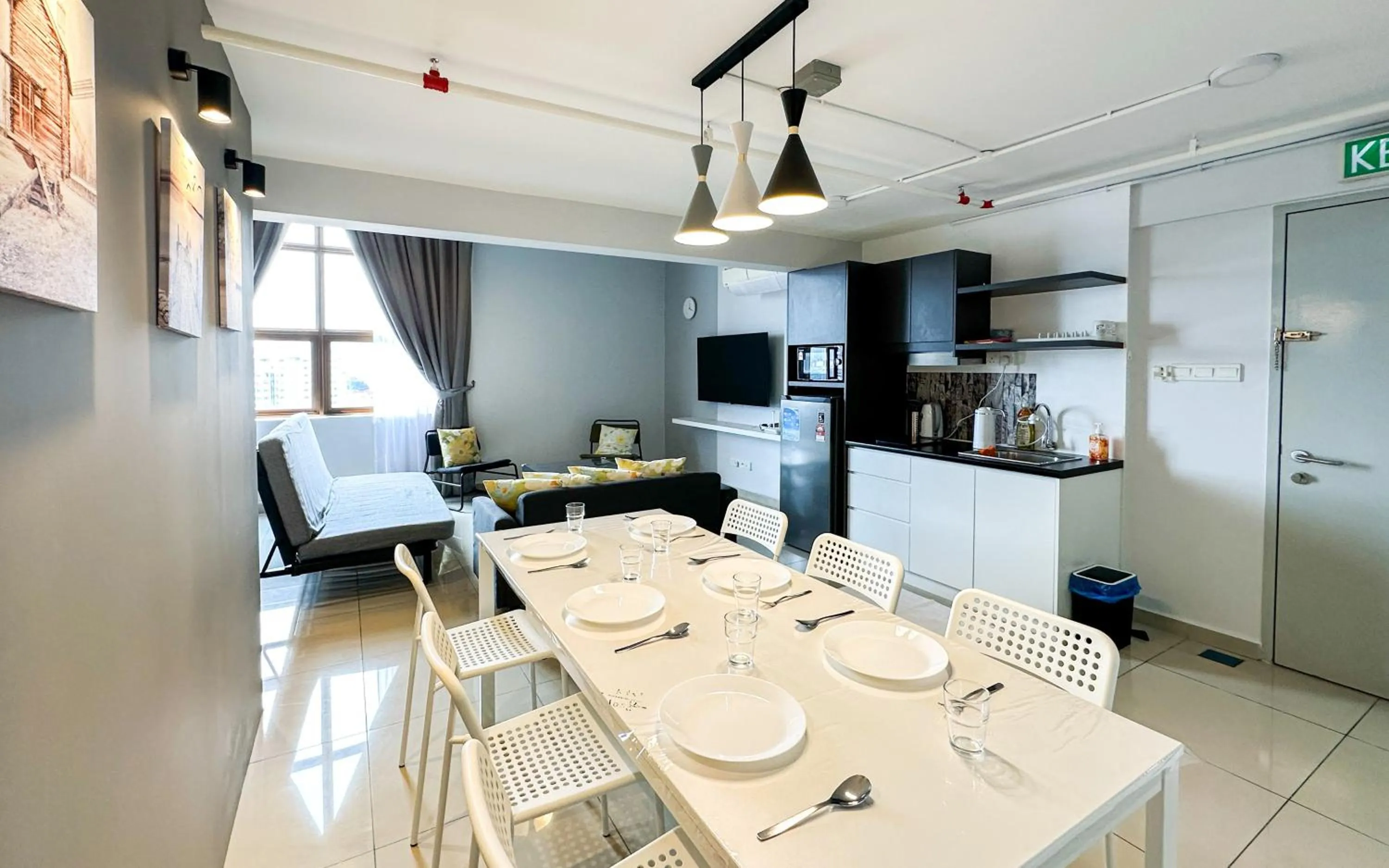 Kitchen or kitchenette in Pinnacle Kelana Jaya by Airhost