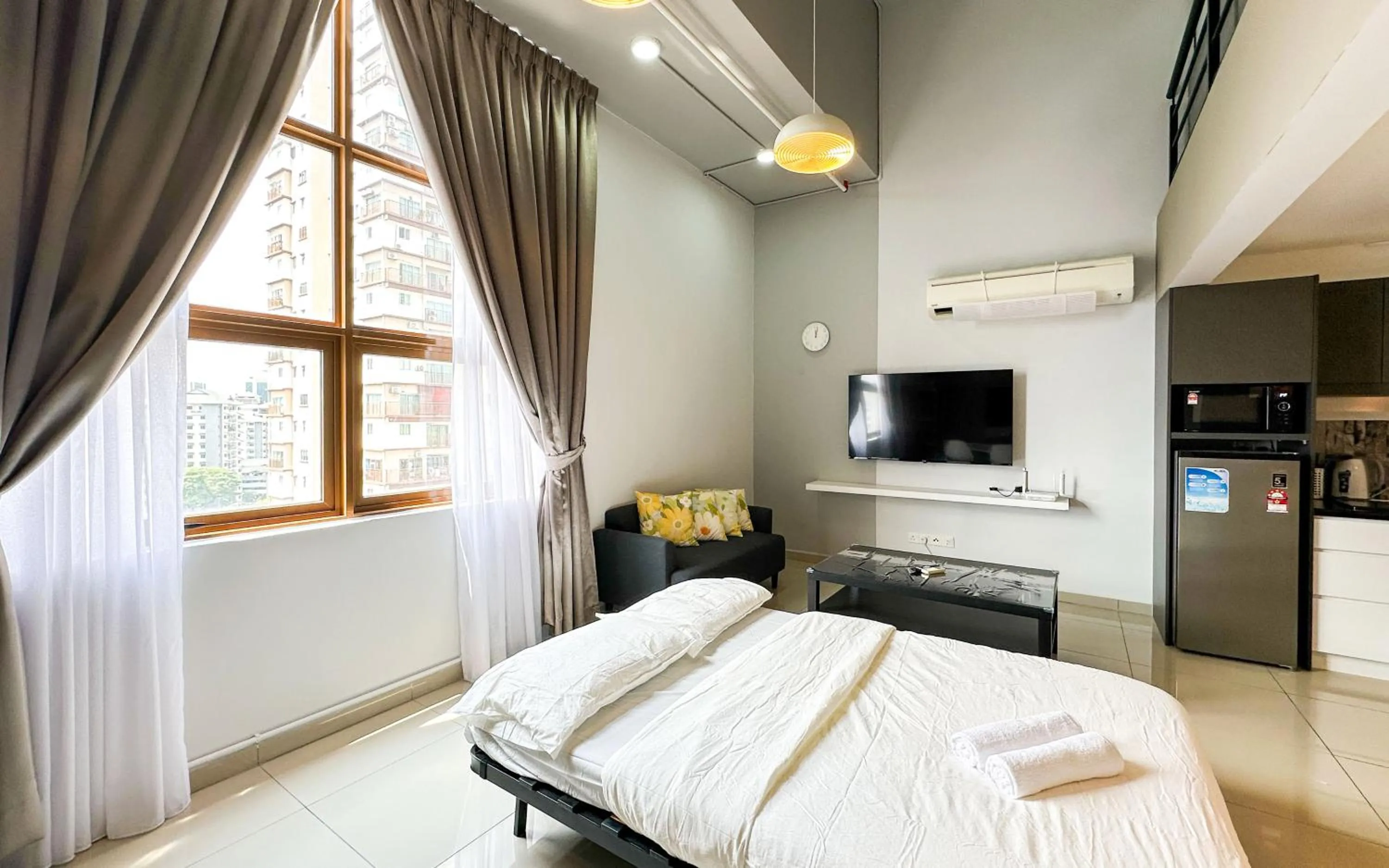 TV and multimedia, Bed in Pinnacle Kelana Jaya by Airhost