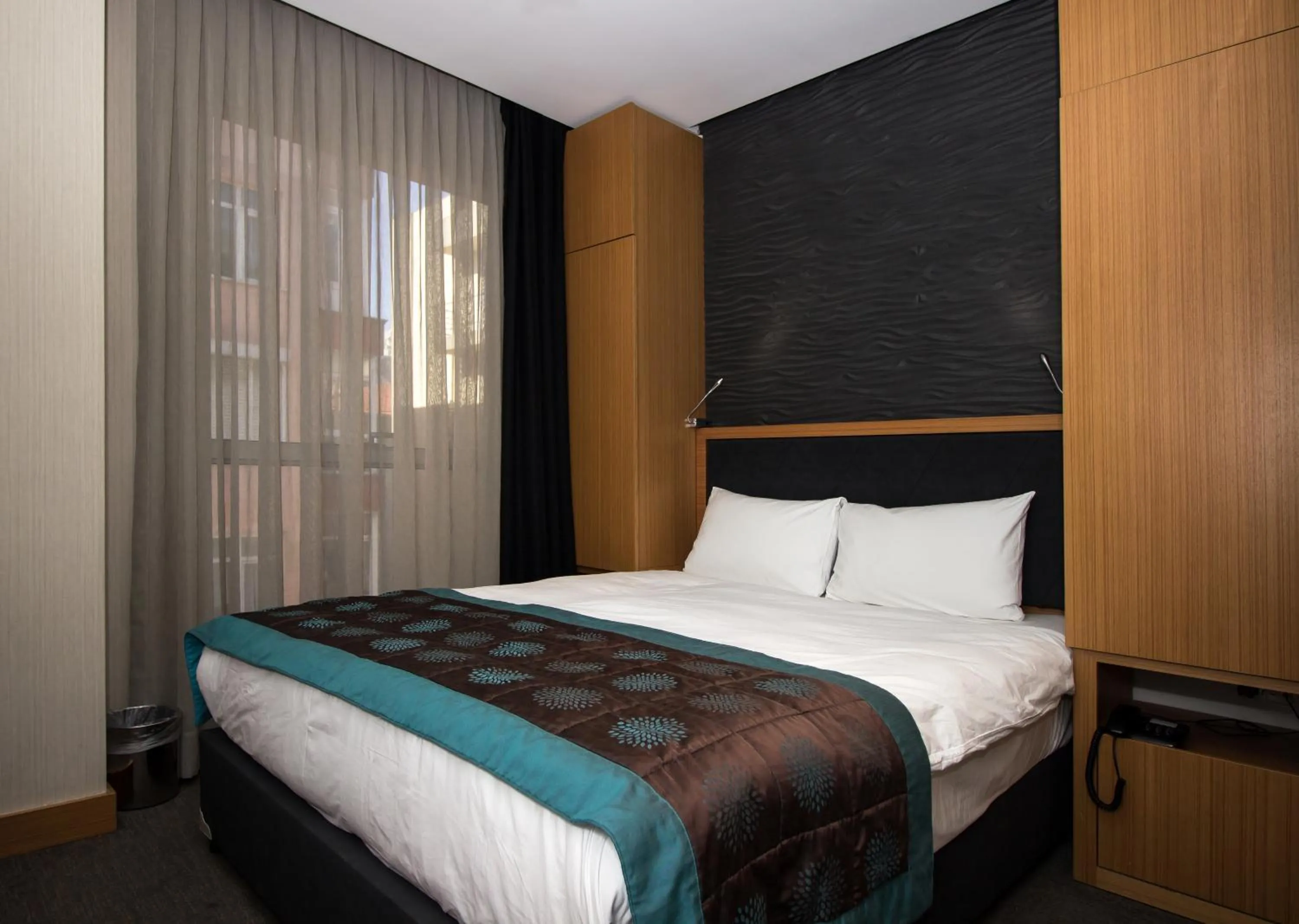 Decorative detail, Bed in Le Marde Hotel