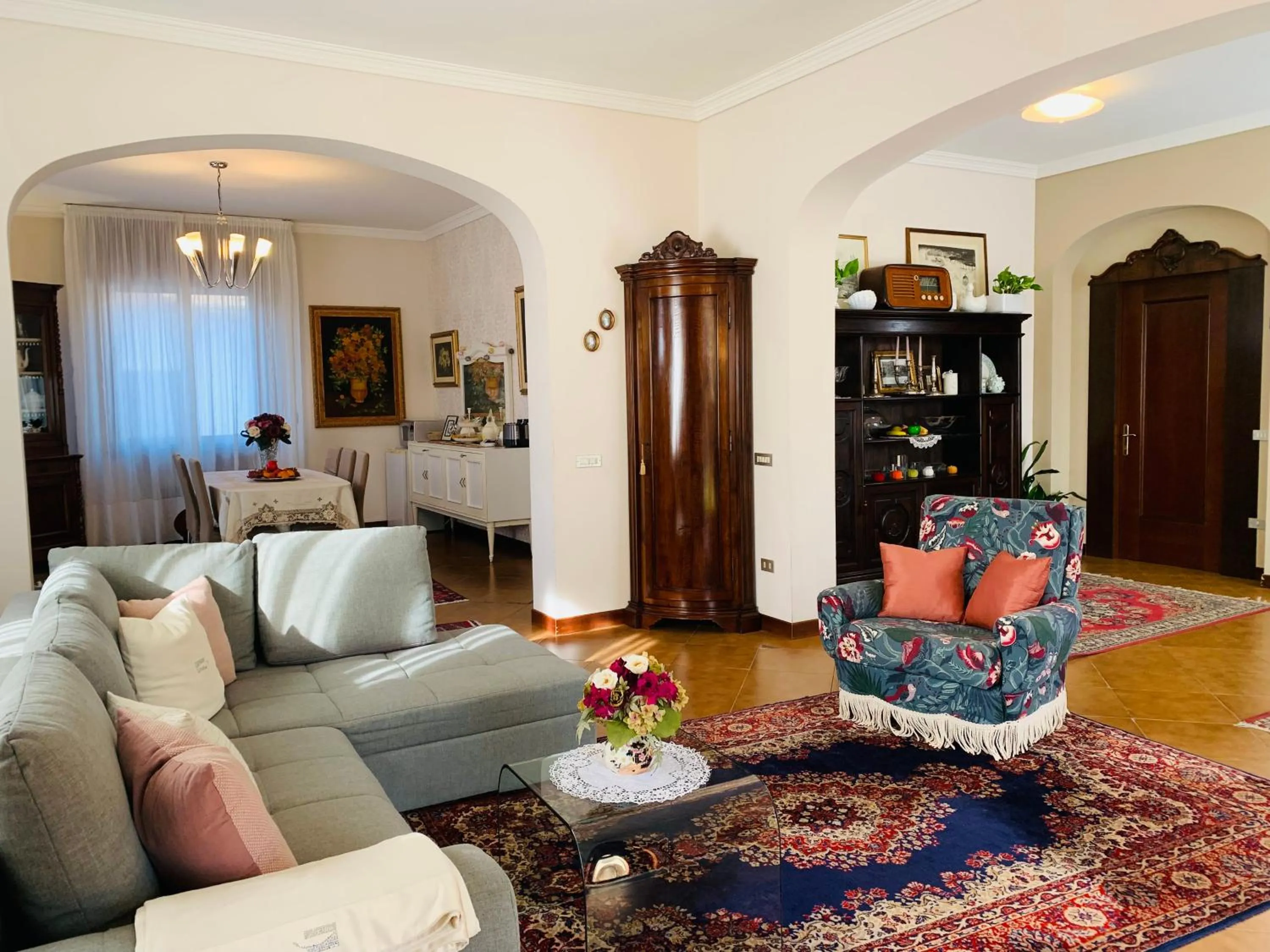 Seating area in B&B Casa Silingardi