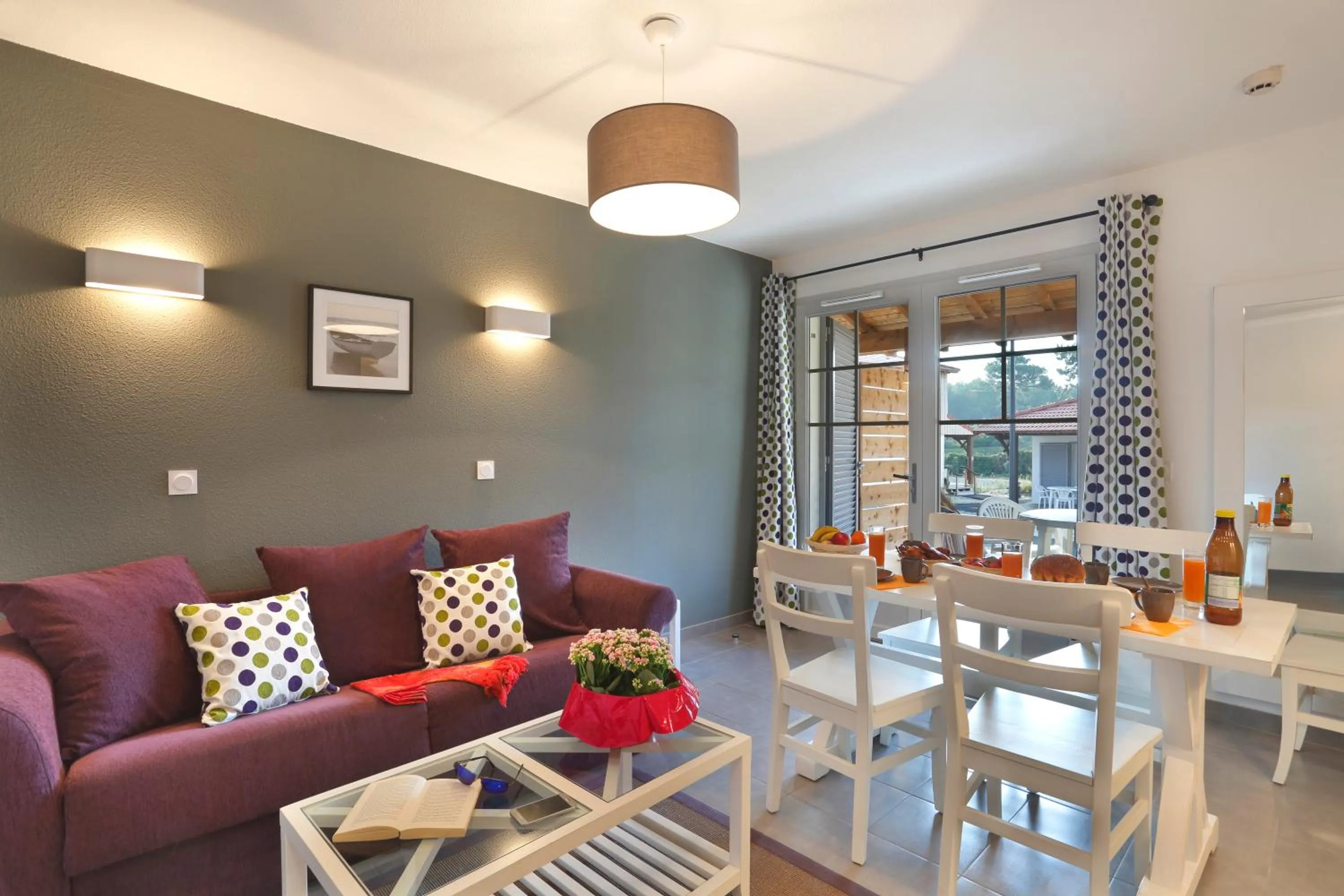 Living room in Résidence Néméa le Domaine des Dunes