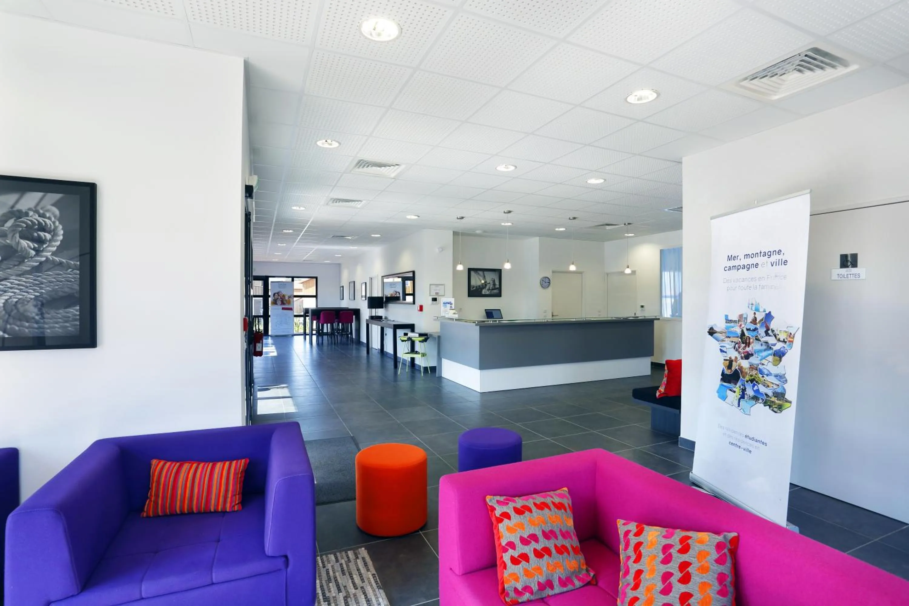 Lobby or reception in Résidence Goélia le Domaine des Dunes