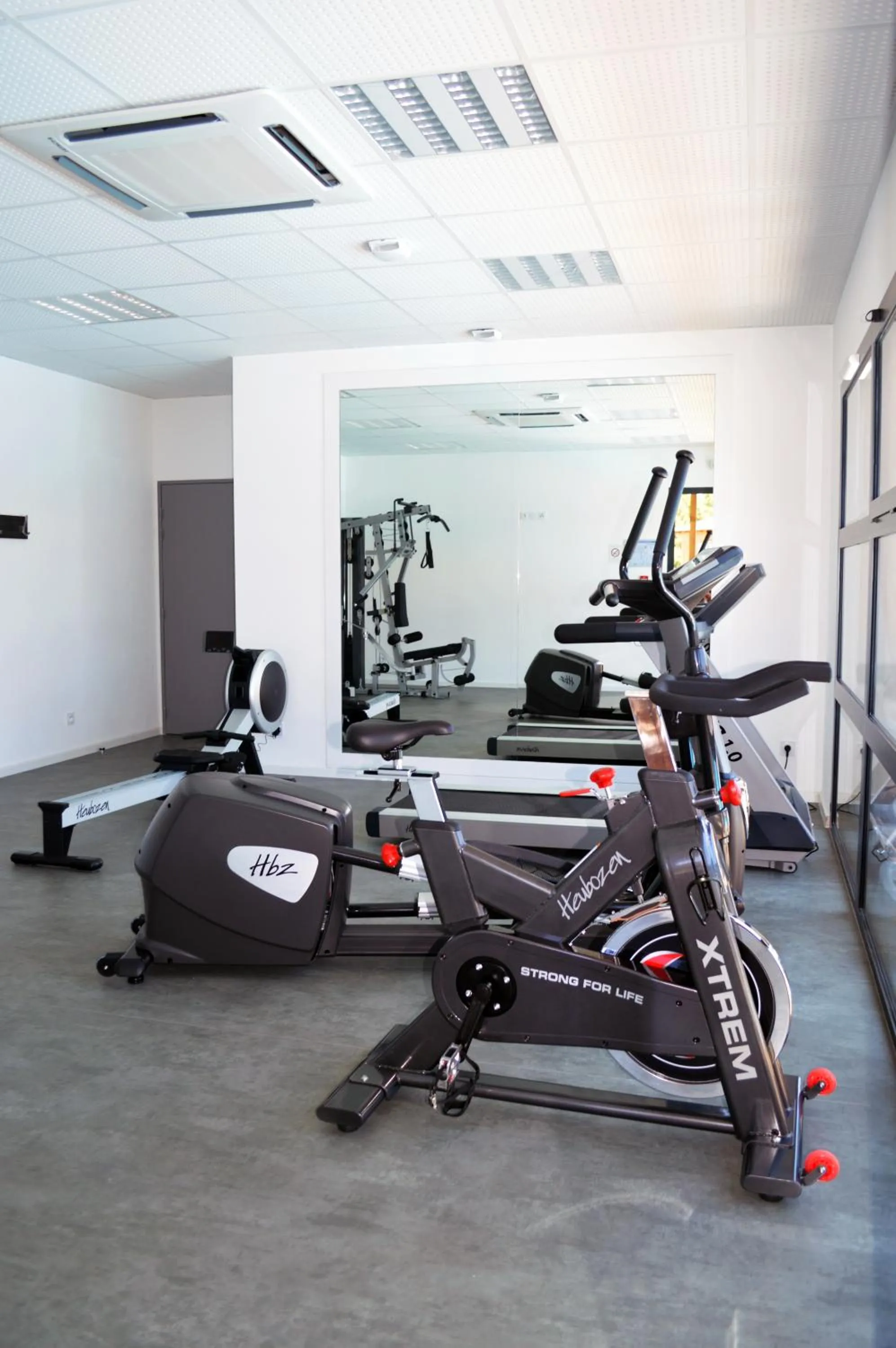 Fitness centre/facilities in Résidence Néméa le Domaine des Dunes