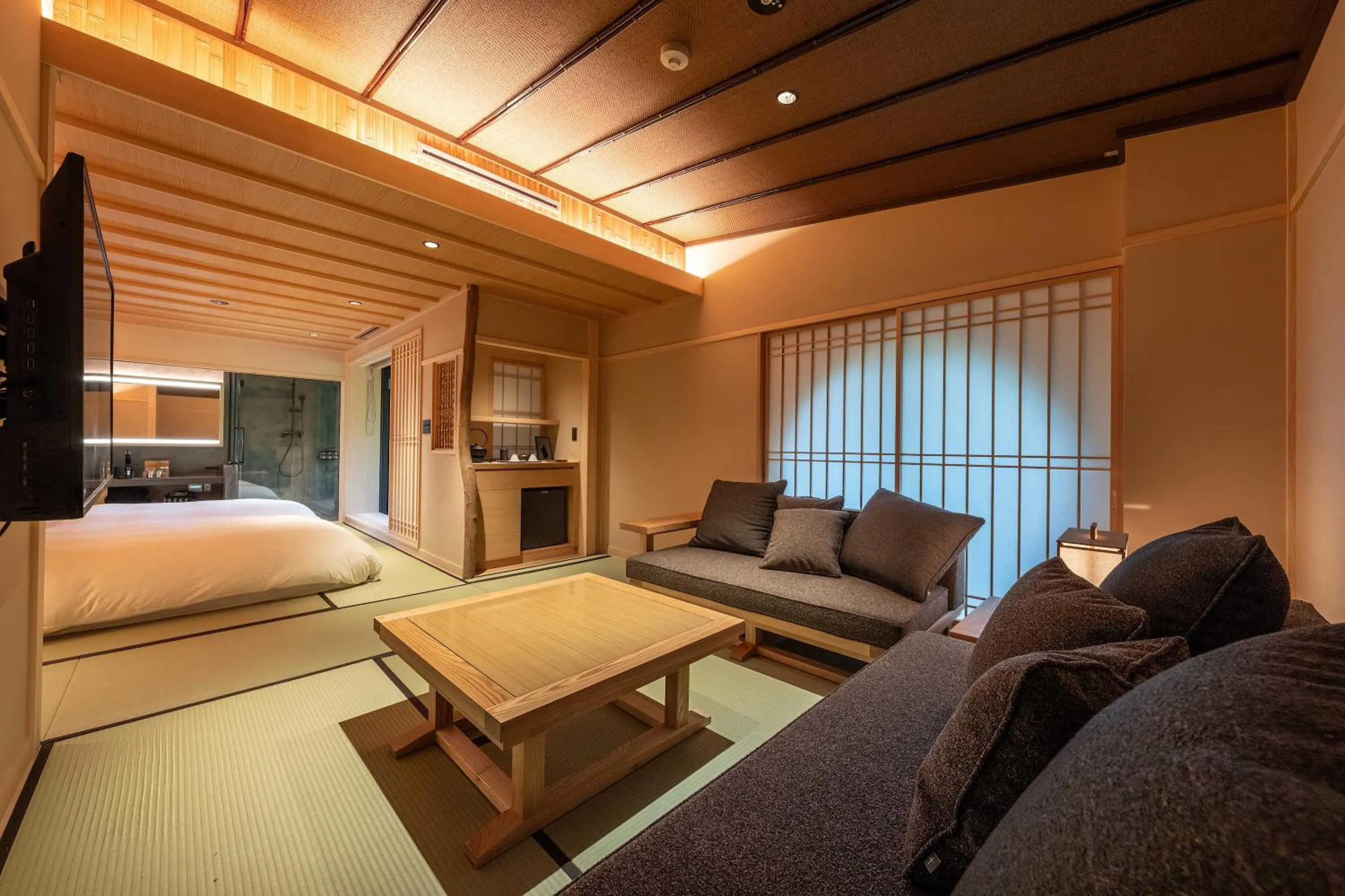 Photo of the whole room, Bed in Nazuna Hakone Miyanosita