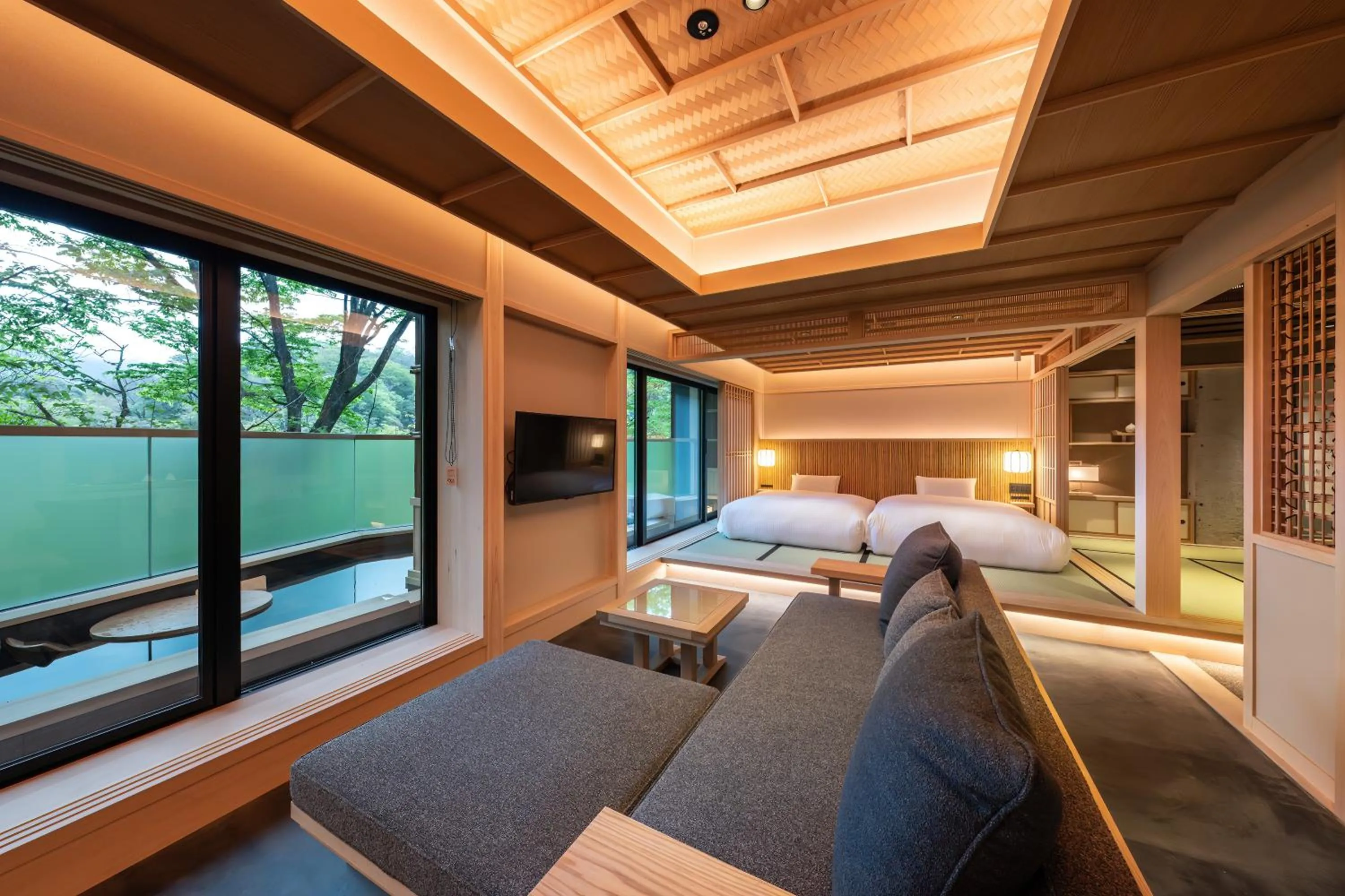 Natural landscape, Bed in Nazuna Hakone Miyanosita