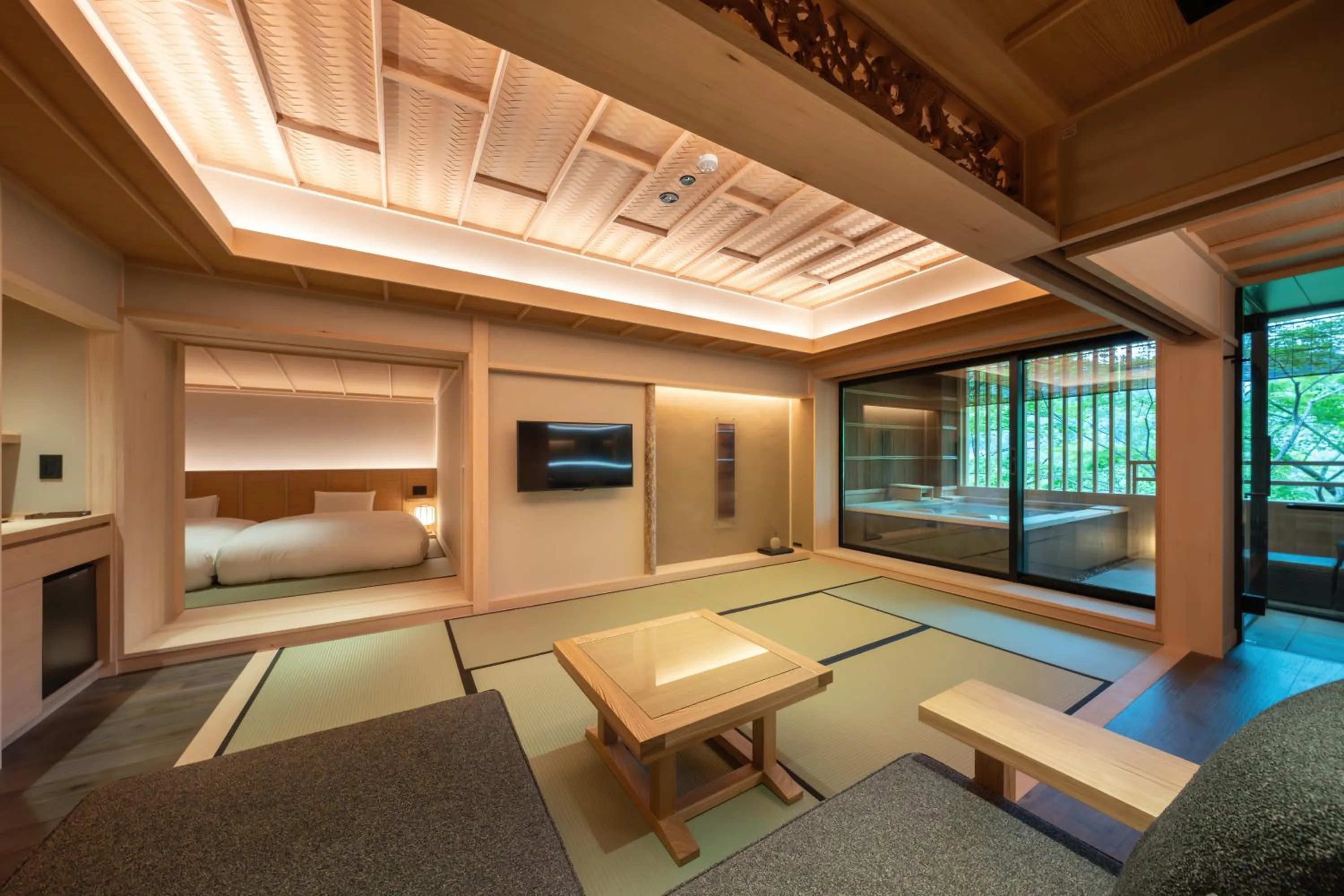 Photo of the whole room, Bed in Nazuna Hakone Miyanosita