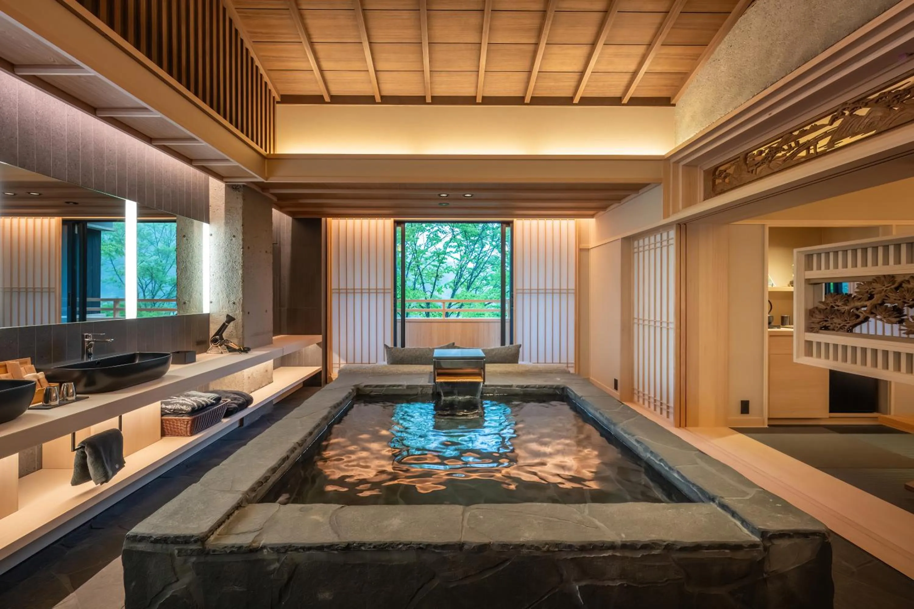 Bathroom in Nazuna Hakone Miyanosita