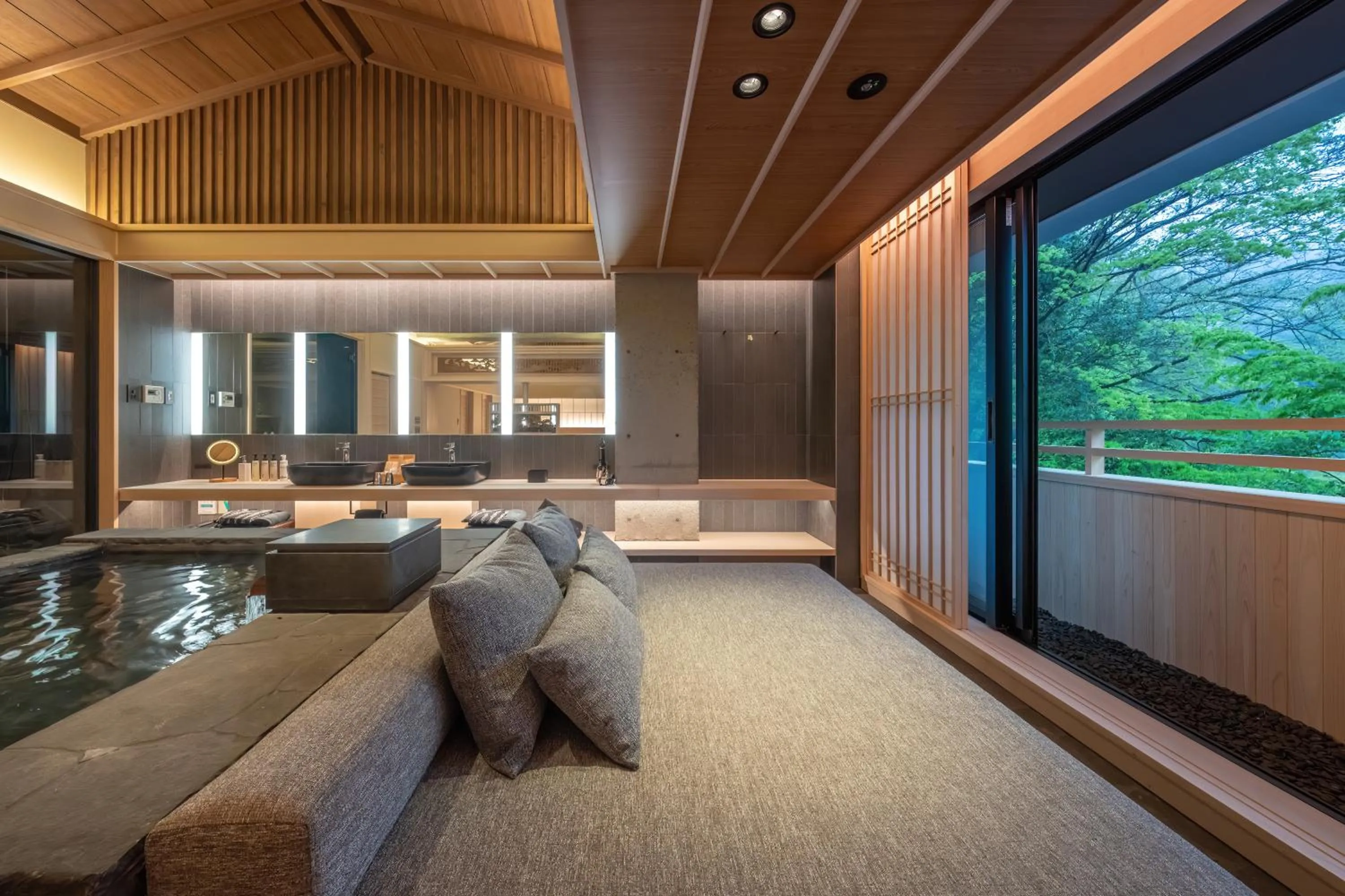 Bathroom in Nazuna Hakone Miyanosita