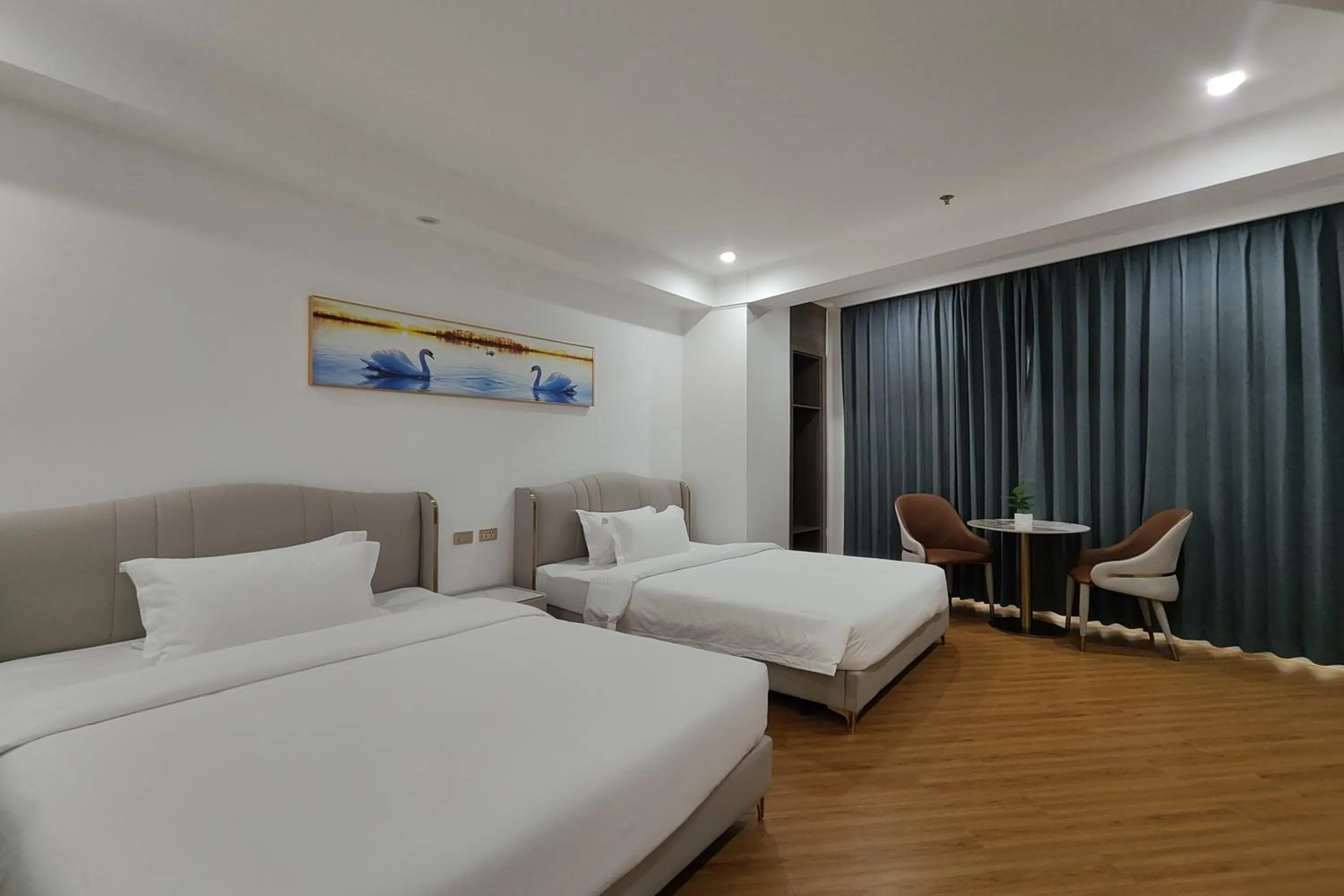 Bed in Mactan Grand Golden Hotel near Airport