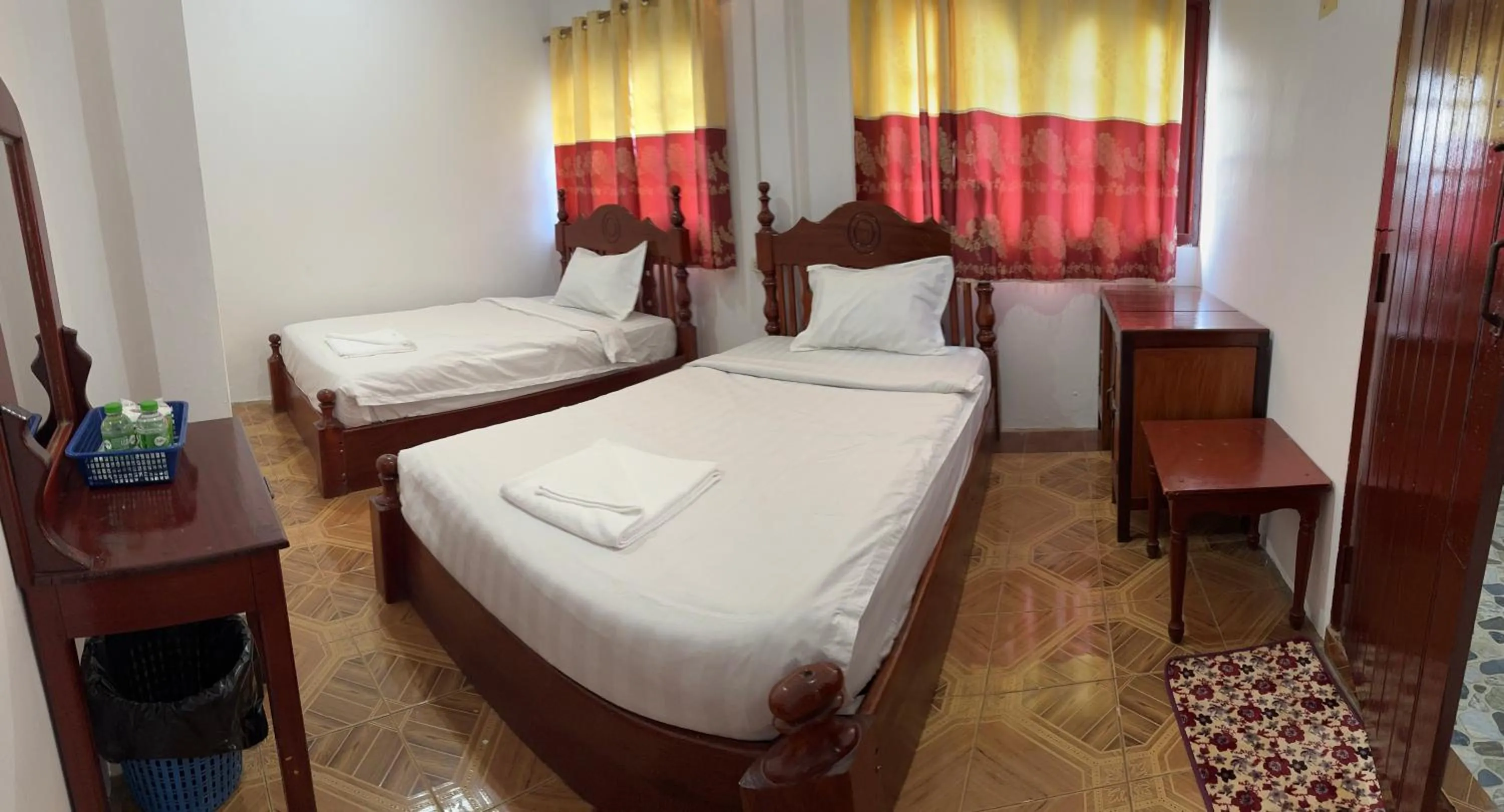 Bed in Vang Vieng Green Central Hotel
