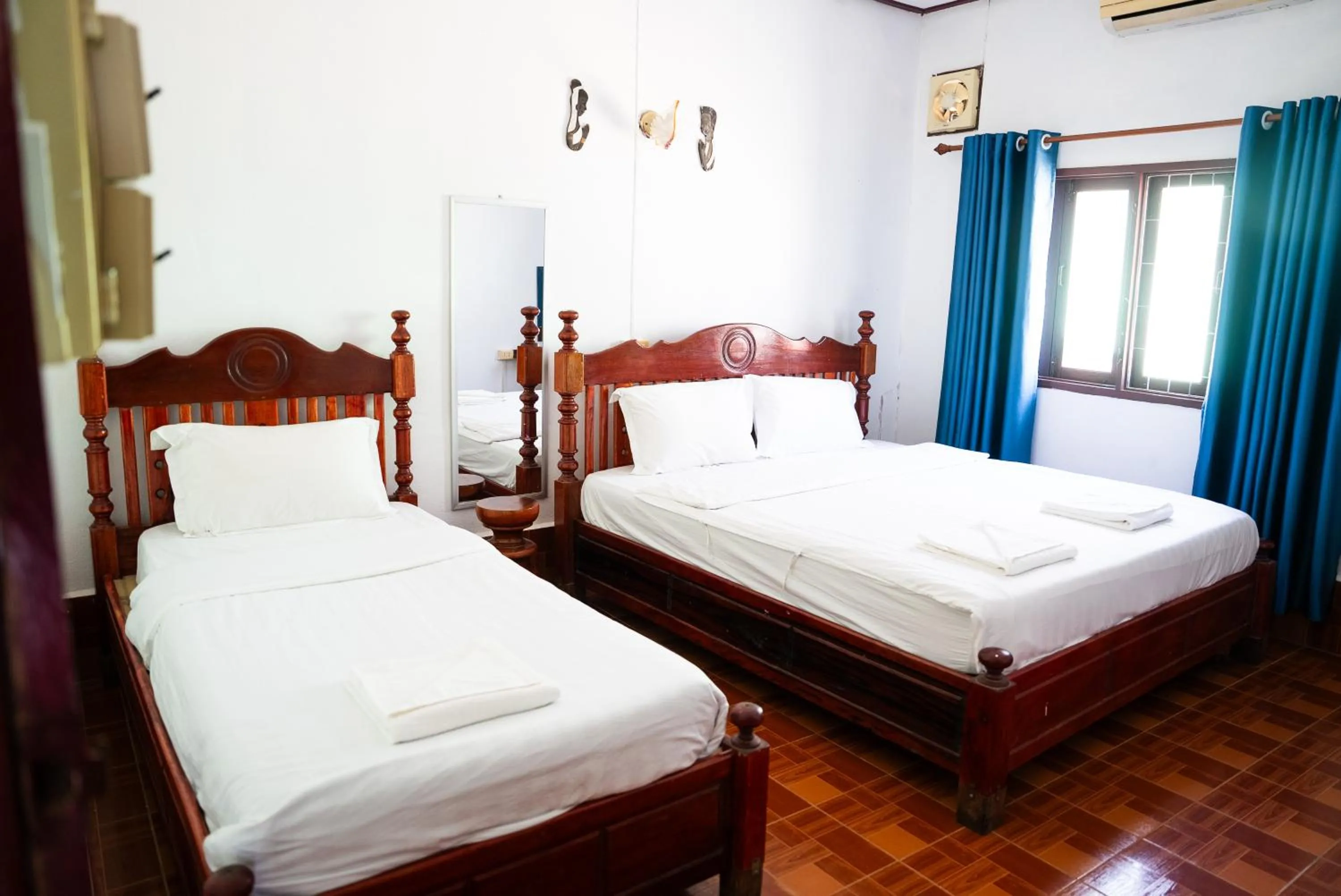 Bed in Vang Vieng Green Central Hotel