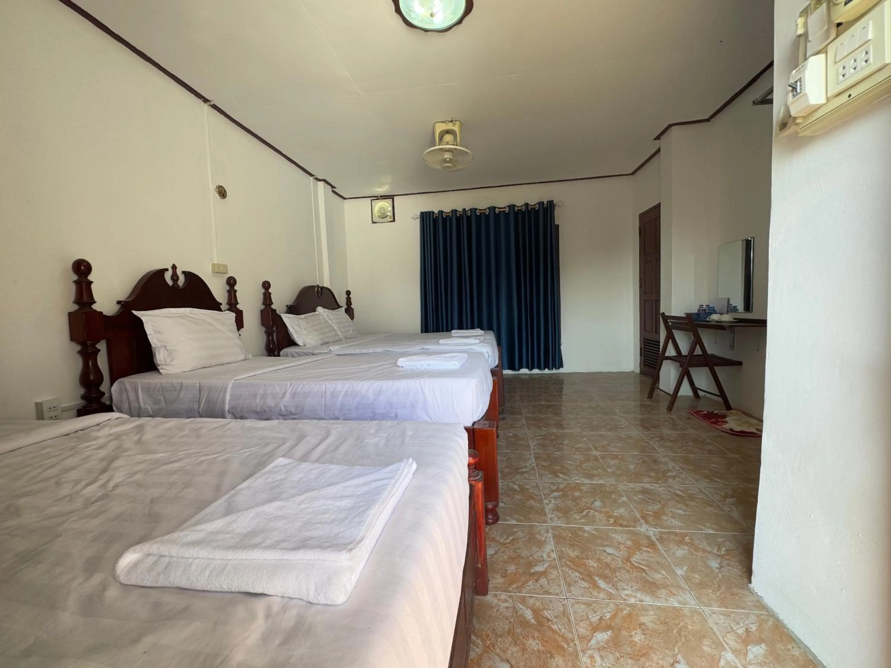 Bed in Vang Vieng Green Central Hotel