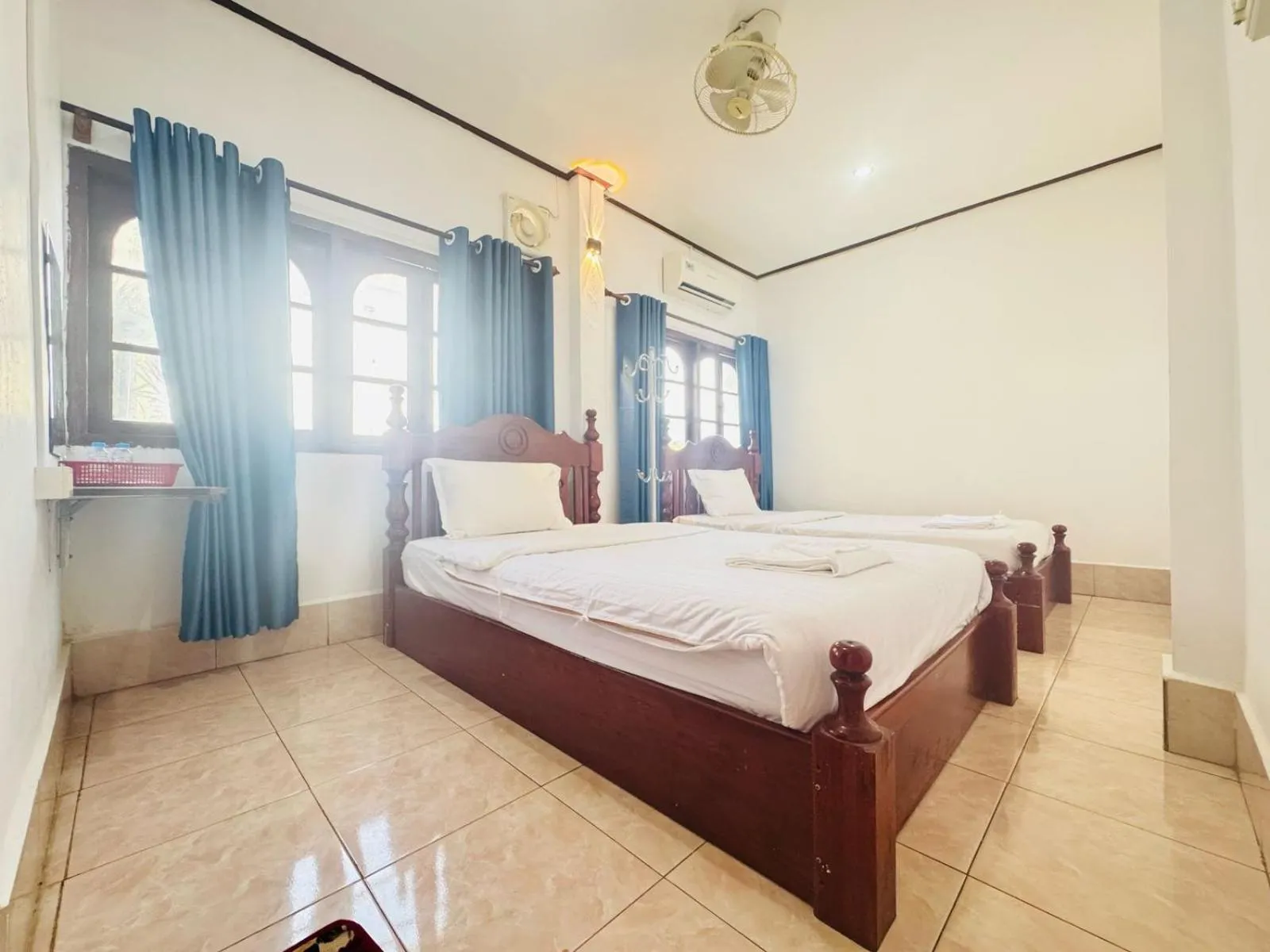 Bed in Vang Vieng Green Central Hotel