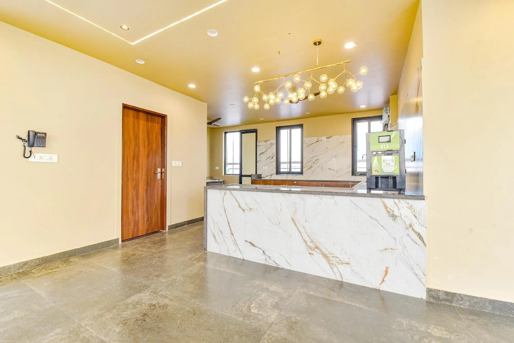 Living room in FabHotel Blooming Beds Pearl