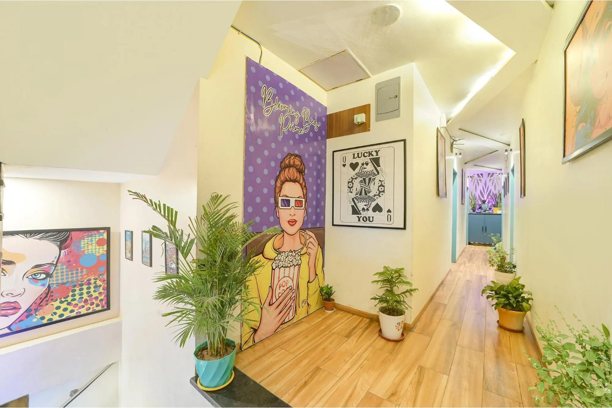 Lobby or reception in FabHotel Blooming Beds Pearl