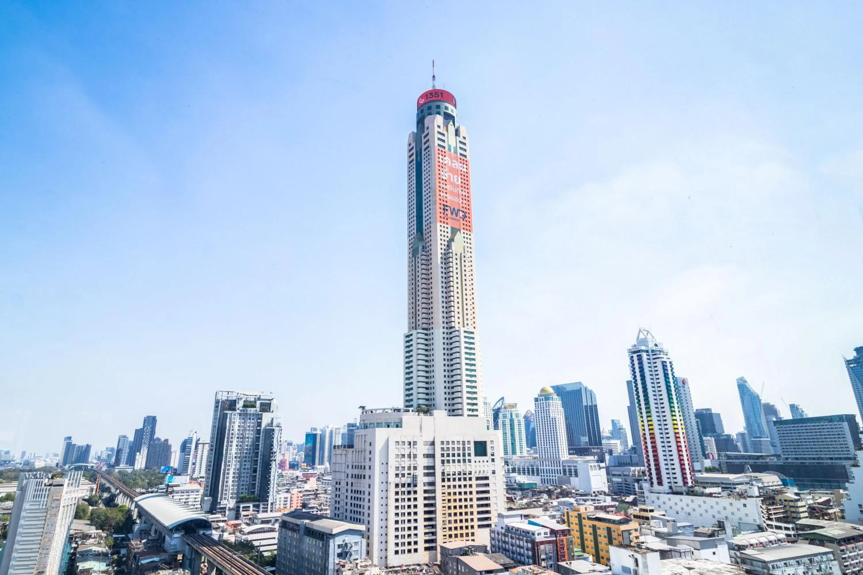 City view in Queensland Hotel Bangkok