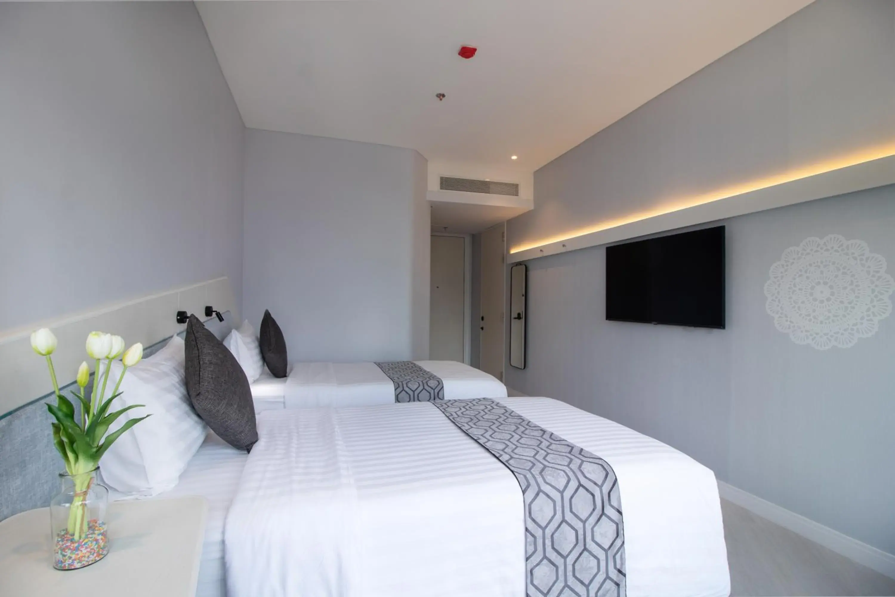 Bed in Queensland Hotel Bangkok Bed in Queensland Hotel Bangkok