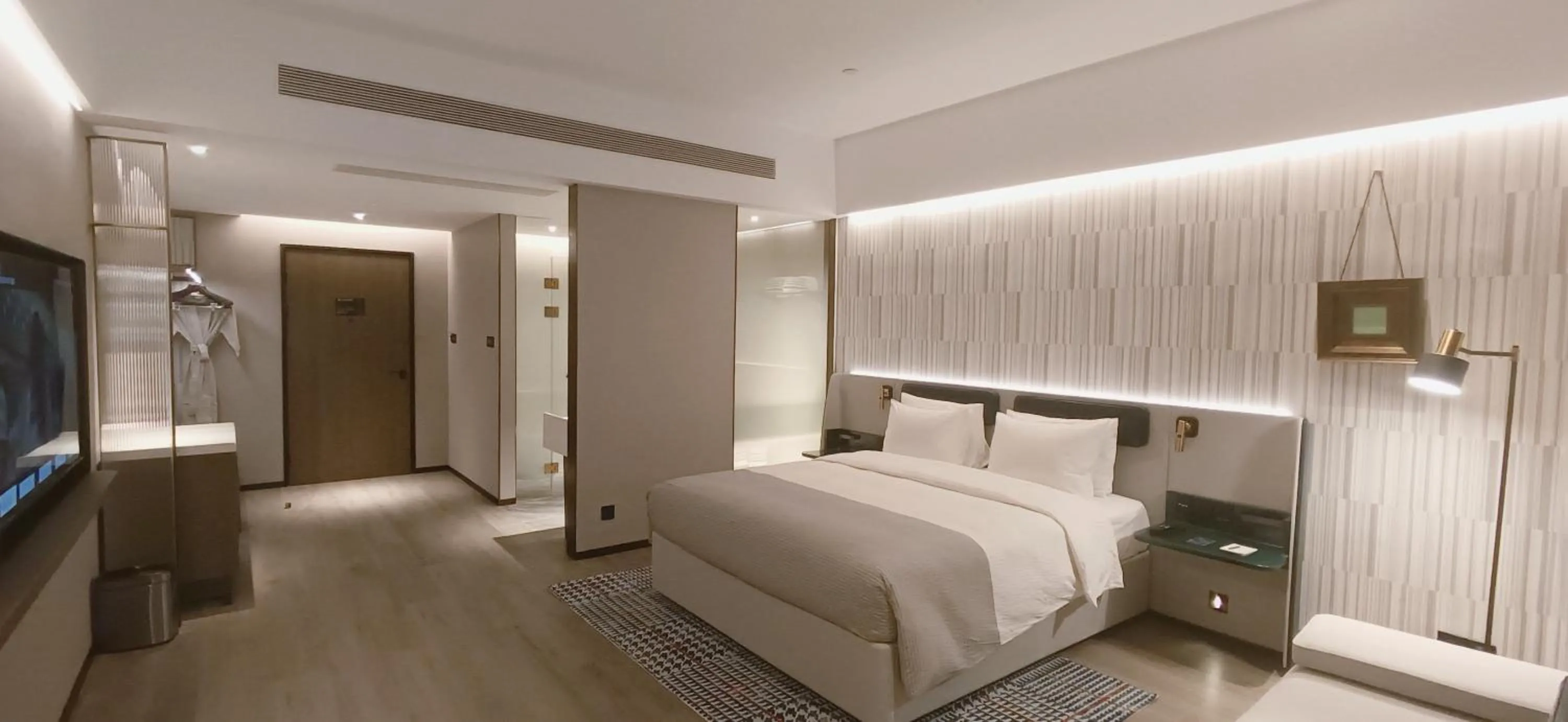 On site, Bed in Wanda Moments, Suzhou Science and Technology Town