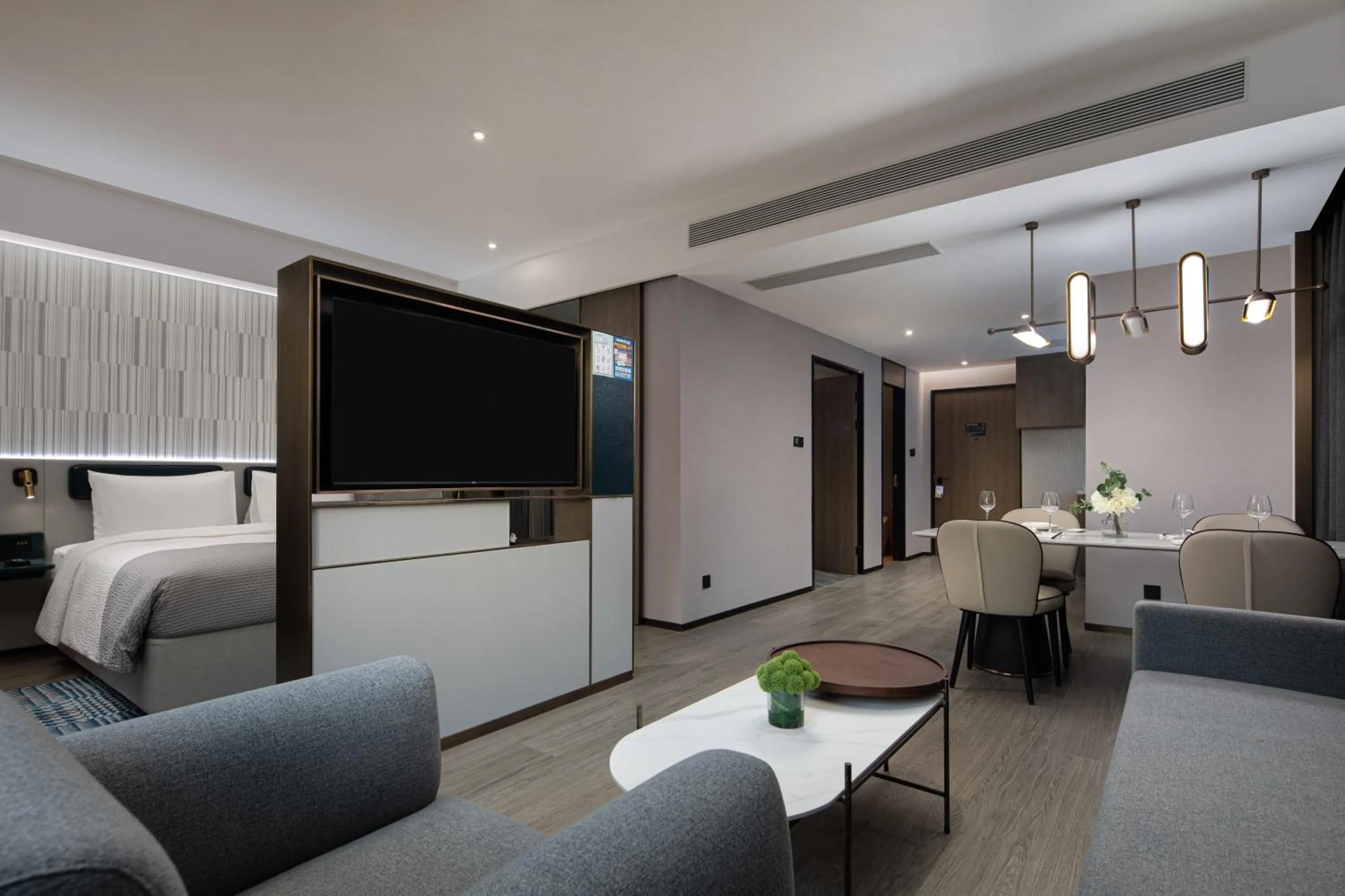 TV and multimedia, Bed in Wanda Moments, Suzhou Science and Technology Town