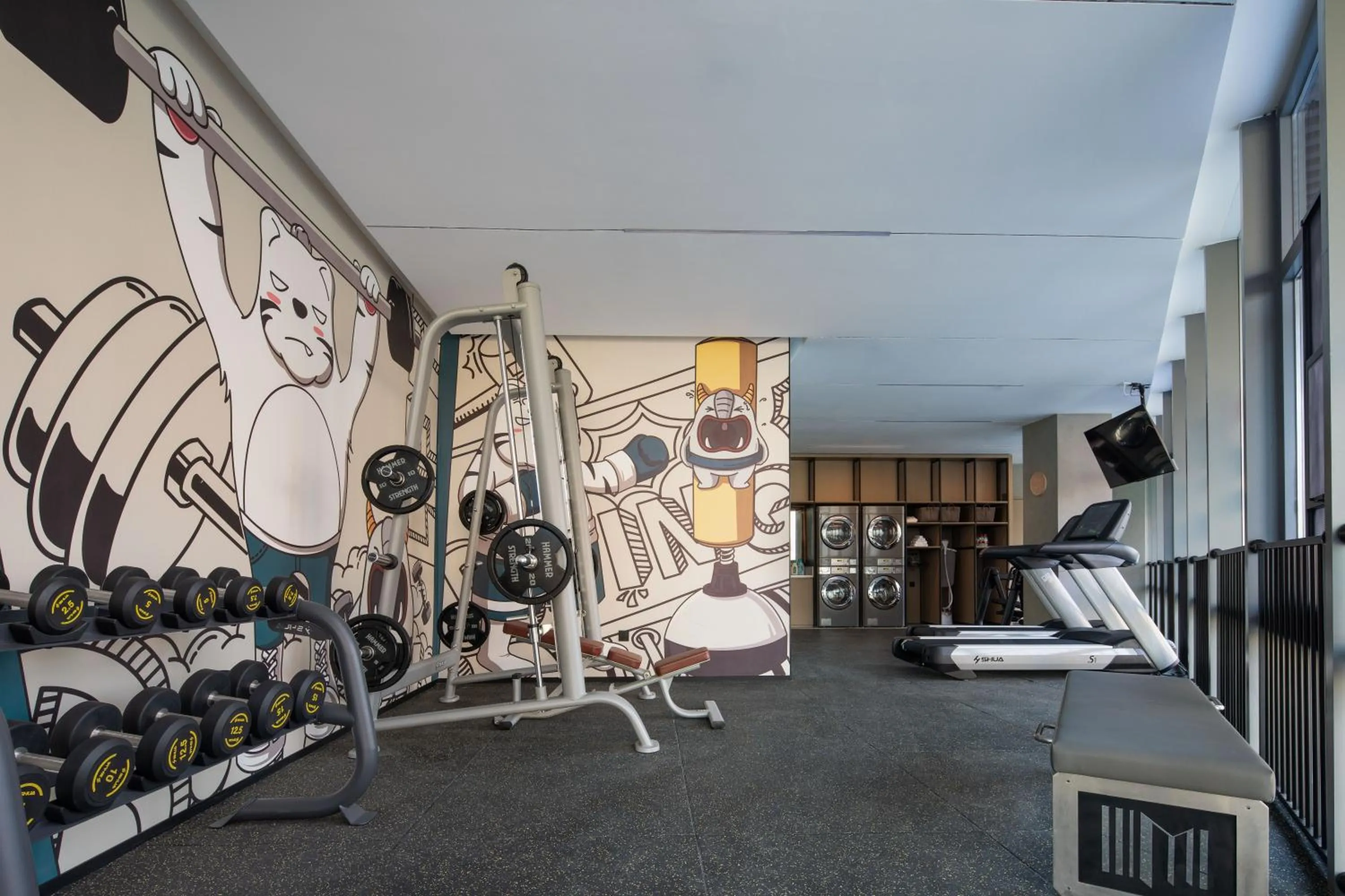 Fitness centre/facilities in Wanda Moments, Suzhou Science and Technology Town