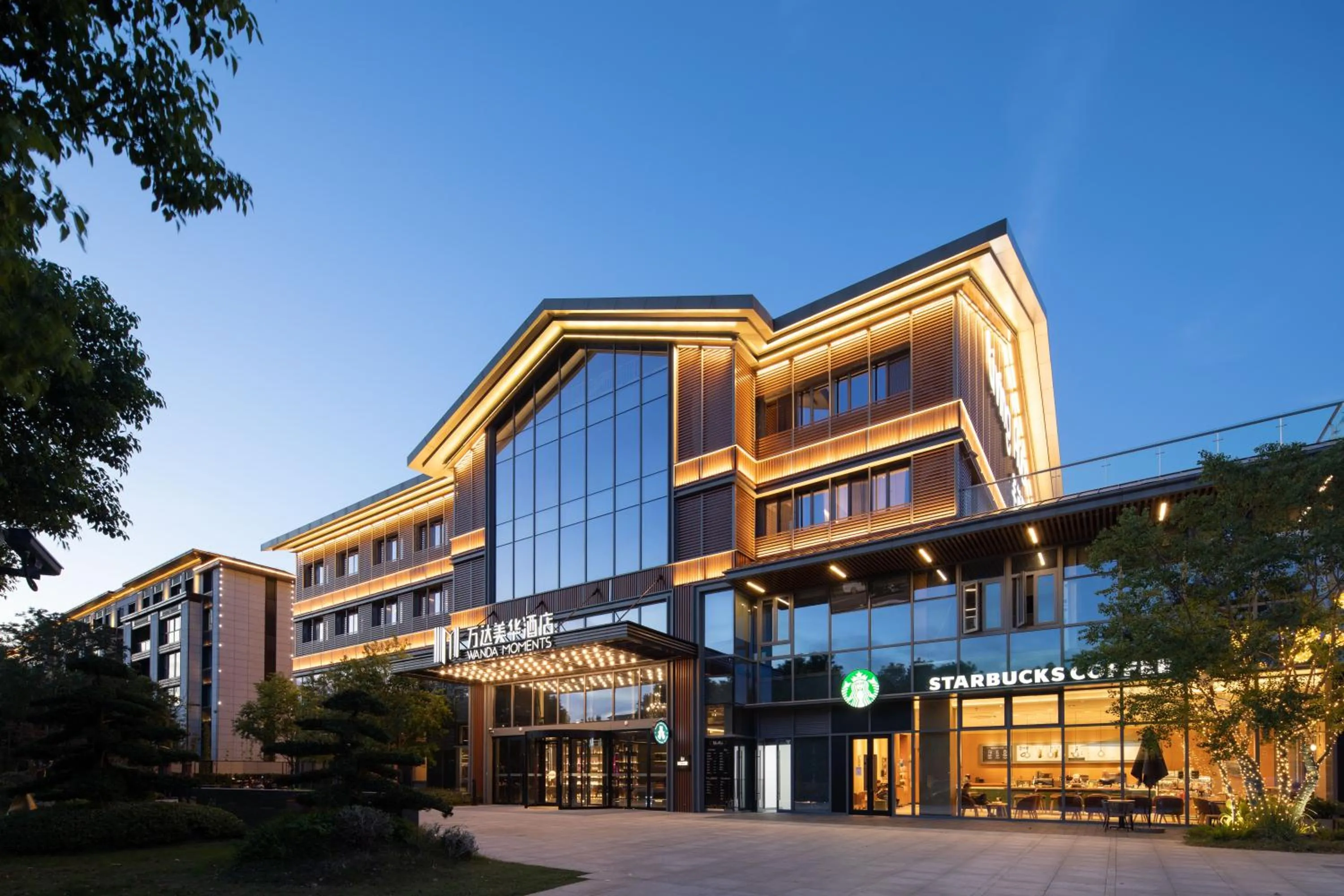 Property building in Wanda Moments, Suzhou Science and Technology Town