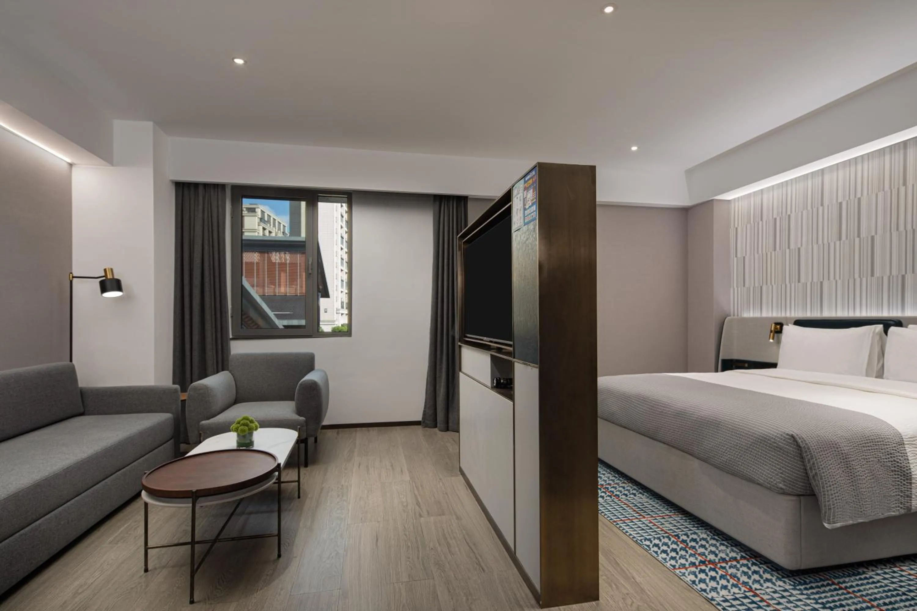 Bed in Wanda Moments, Suzhou Science and Technology Town