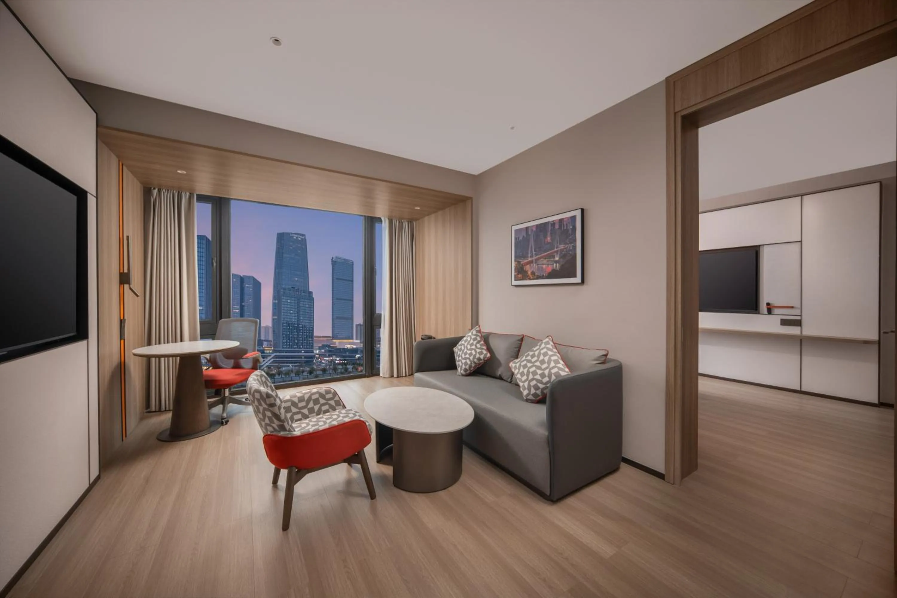 TV and multimedia in Holiday Inn Express Chongqing Central Park by IHG