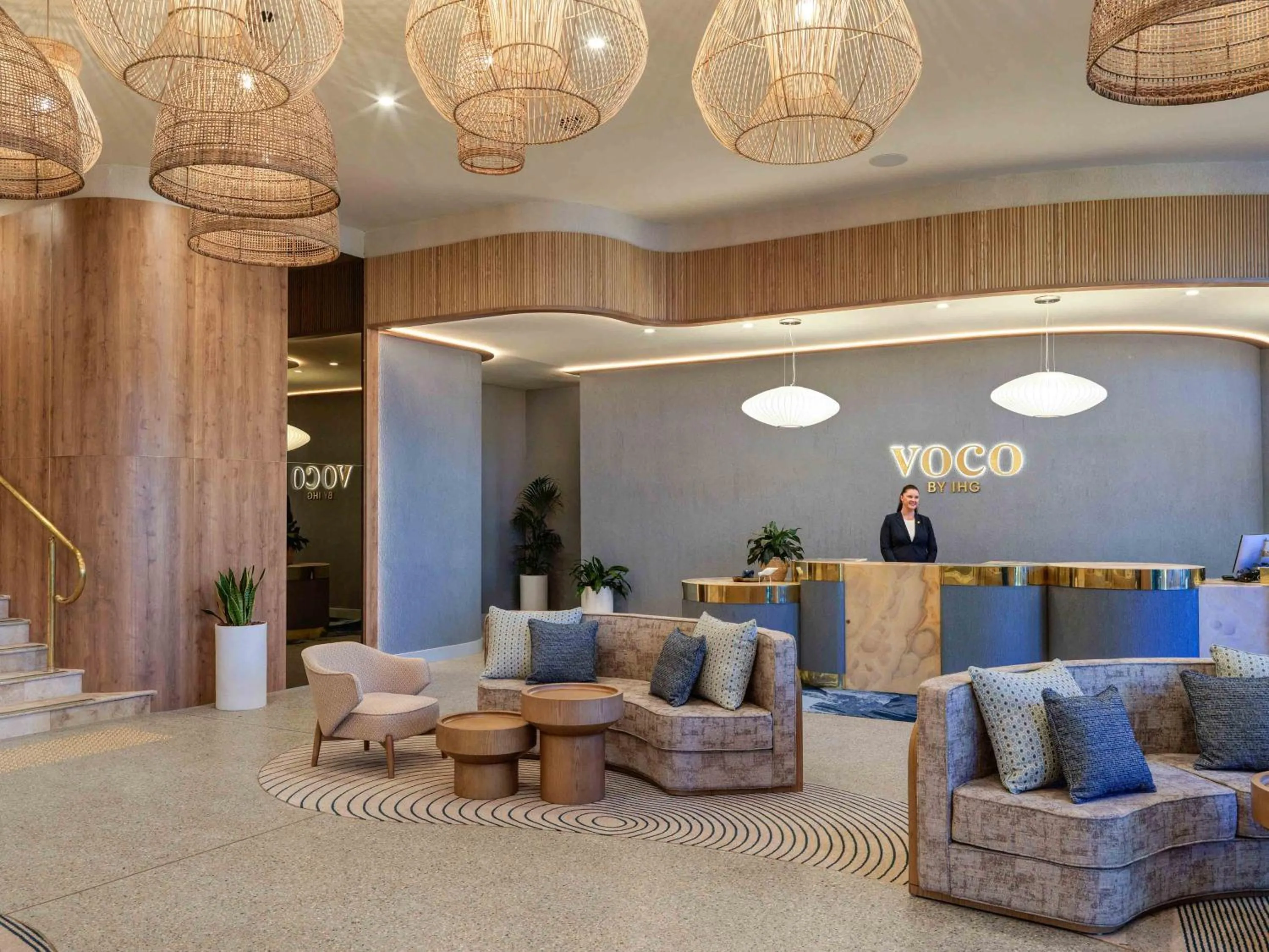 Lobby or reception in voco Gosford by IHG