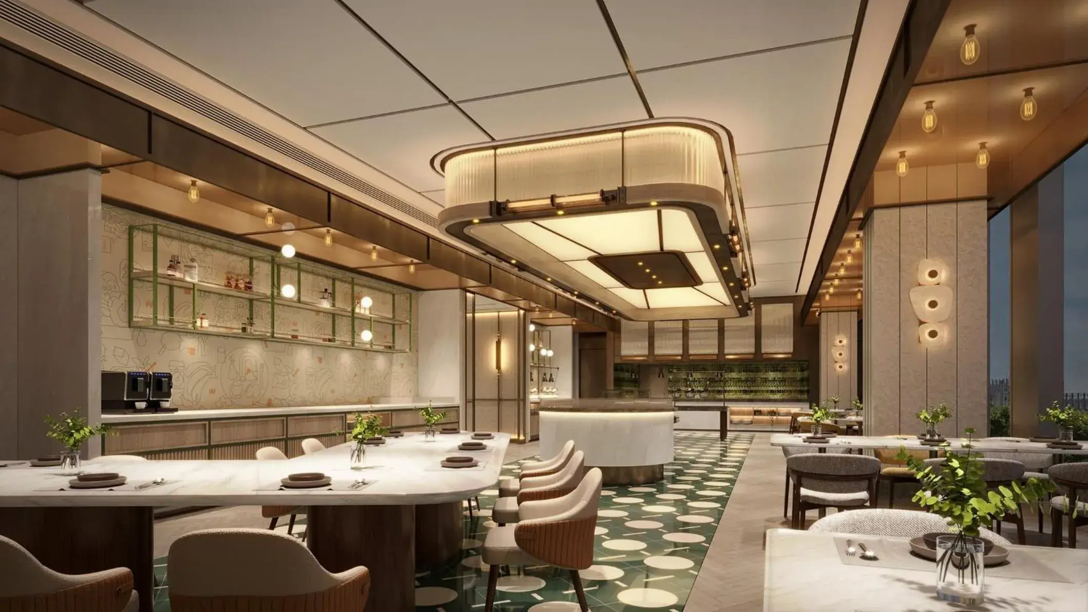 Restaurant/places to eat in EVEN Hotel Shanghai Jinqiao by IHG Restaurant/places to eat in EVEN Hotel Shanghai Jinqiao by IHG