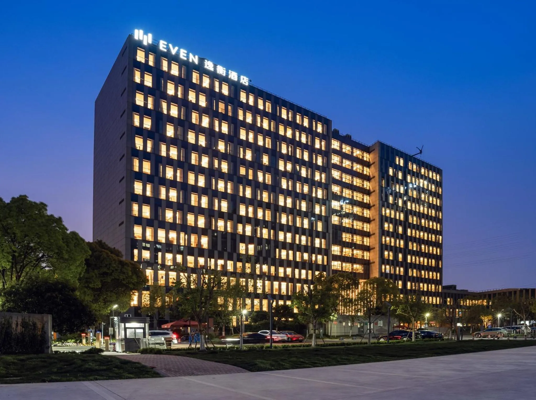 Property building in EVEN Hotel Shanghai Jinqiao by IHG