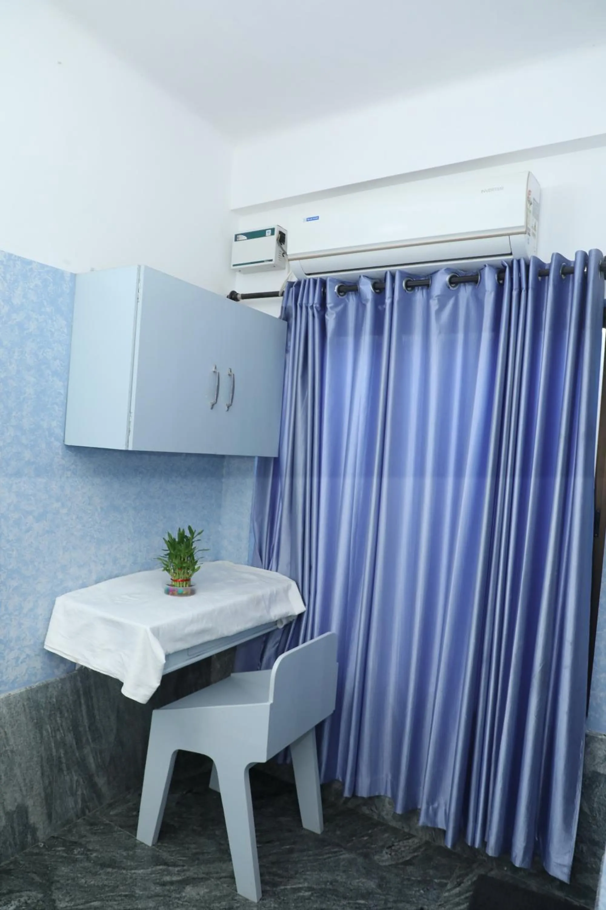 Bedroom in Sauhrudam Resort and Restaurant-Kanyakumari