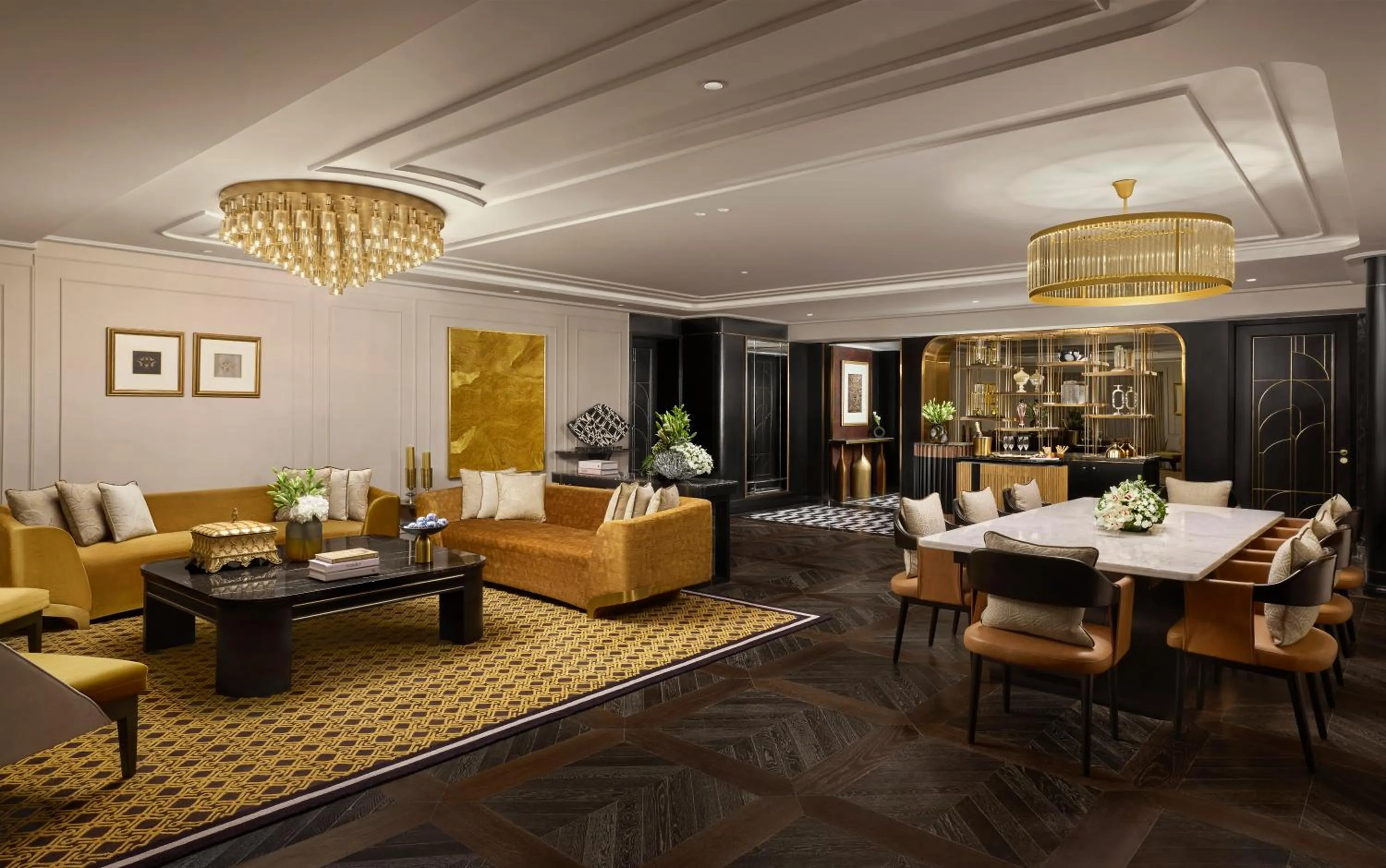 Living room in Fairmont Mumbai